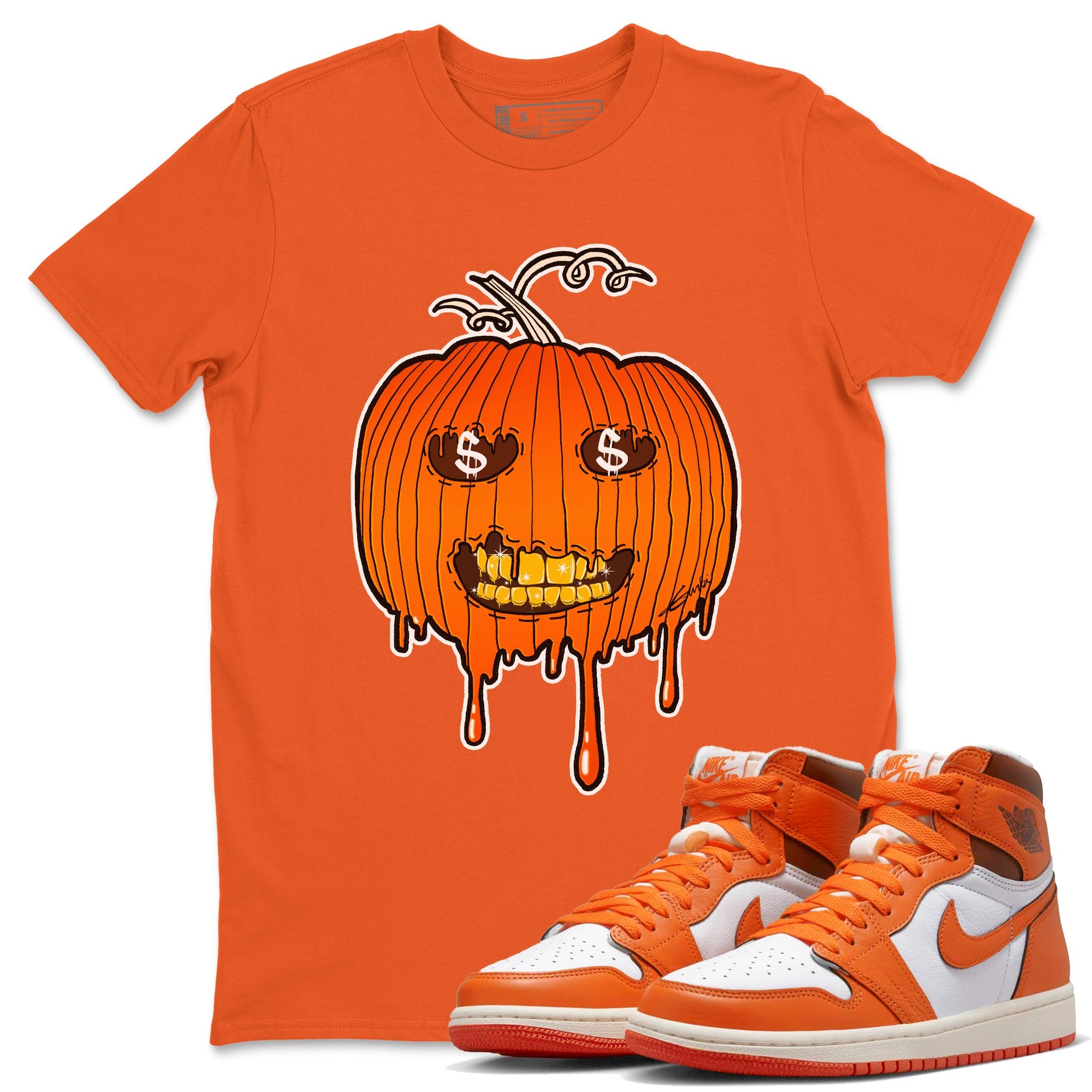 Ski Mask Pumpkin Unisex Tops - Air Jordan 1 Starfish