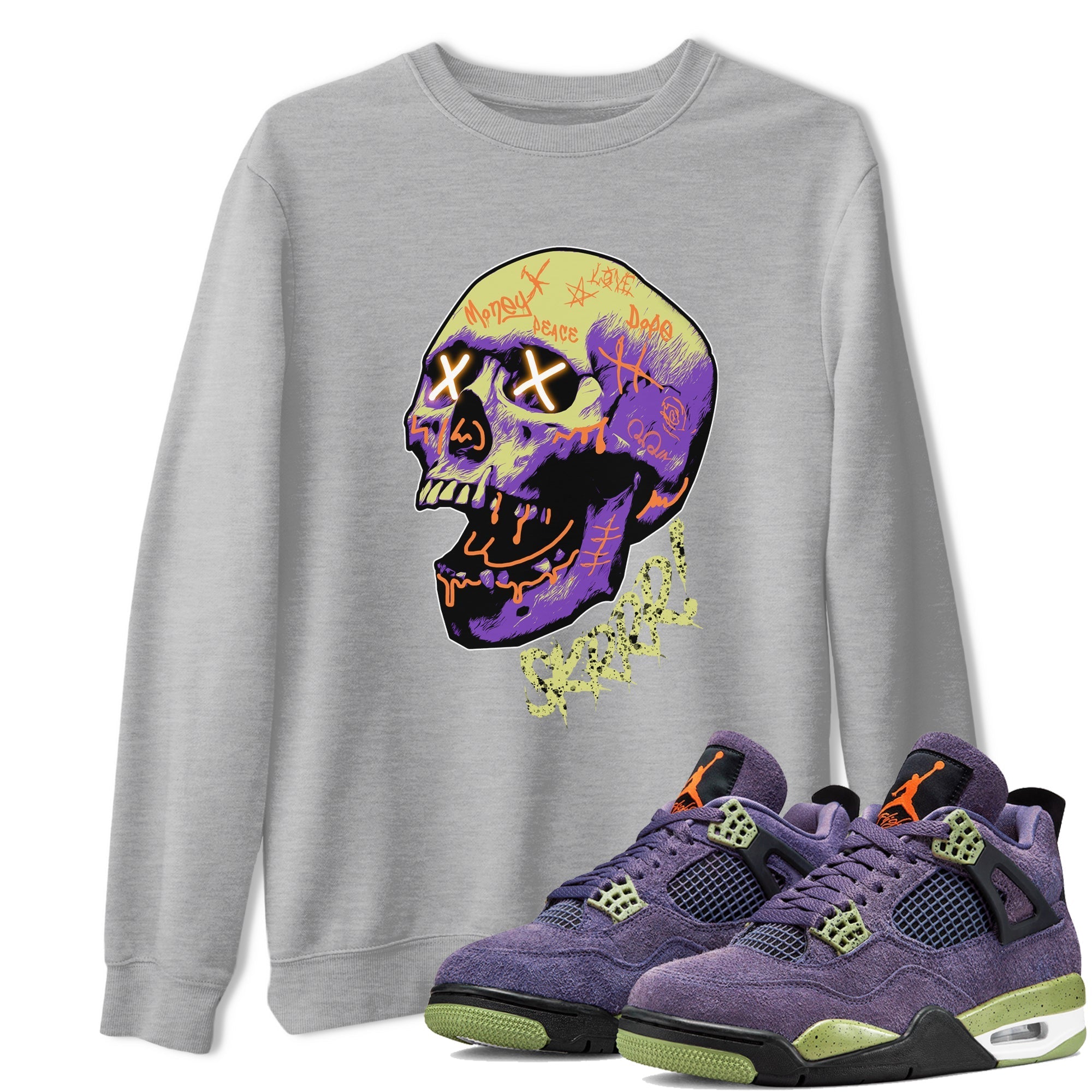 Skrrr snkmatch Tee - Air Jordan 4 Canyon Purple