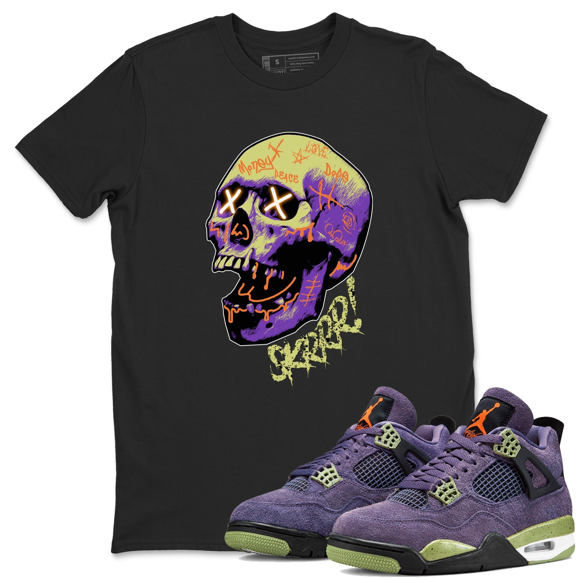 Skrrr snkmatch Tee - Air Jordan 4 Canyon Purple