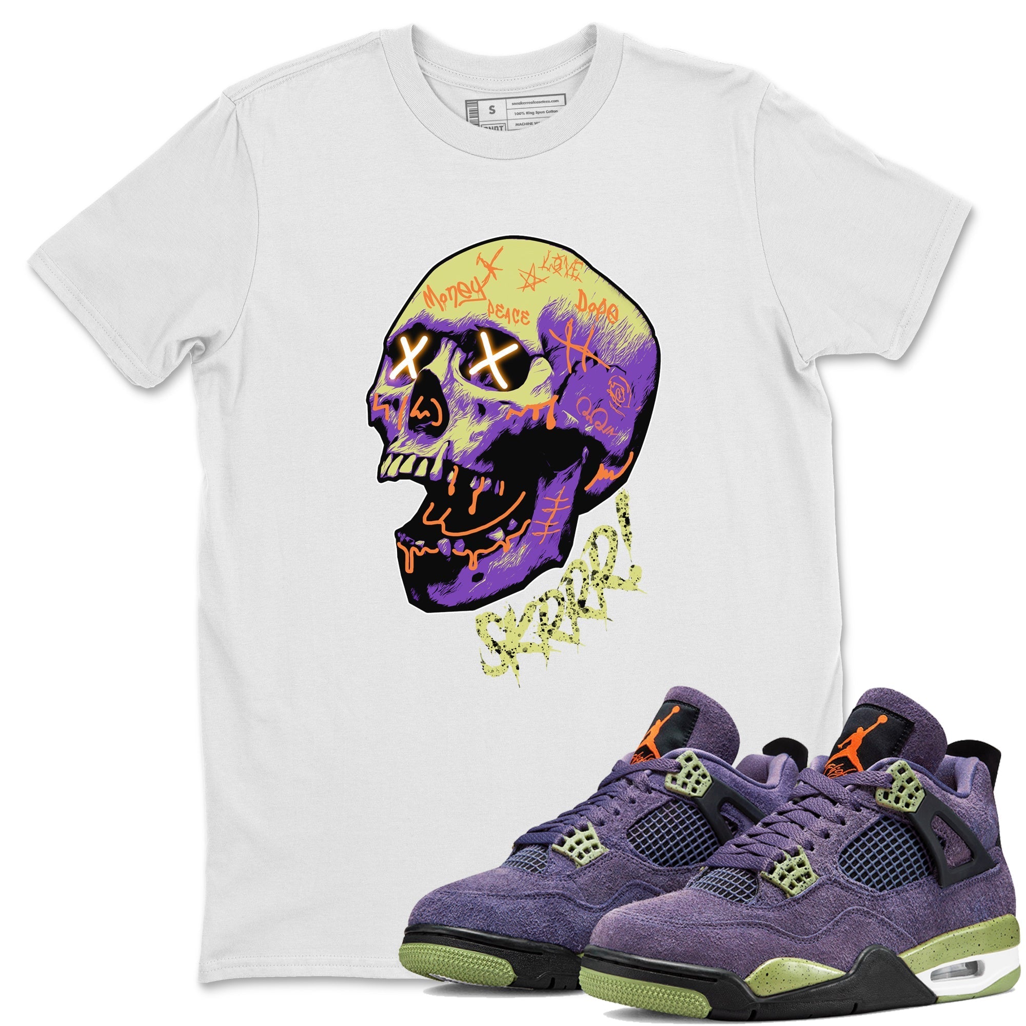 Skrrr snkmatch Tee - Air Jordan 4 Canyon Purple