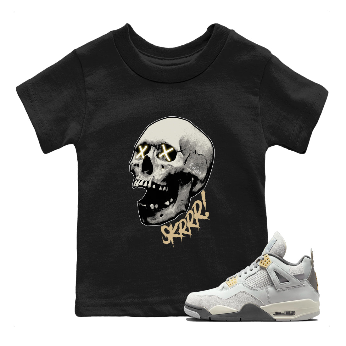 Skrrr Kids Tops - Air Jordan 4 Craft