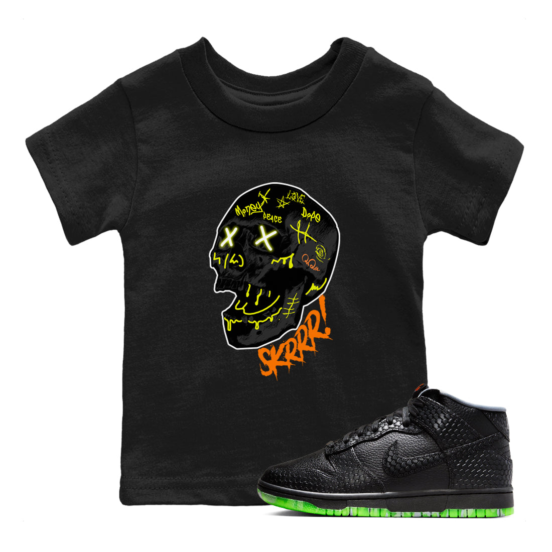 Skrrr snkmatch Tee Kids - Dunk Halloween
