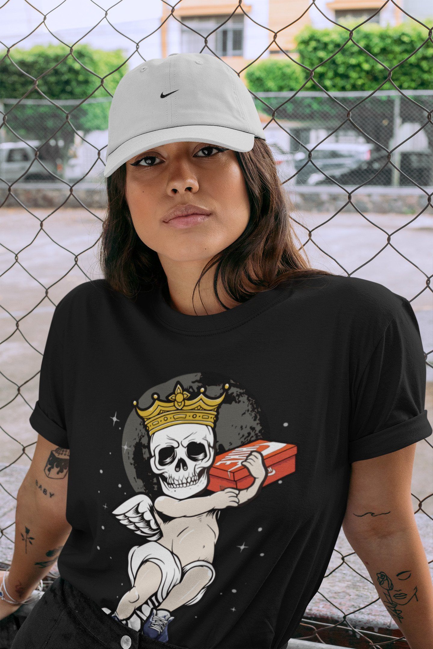 Skull Angel Unisex Tops - Air Jordan 3 Midnight Navy