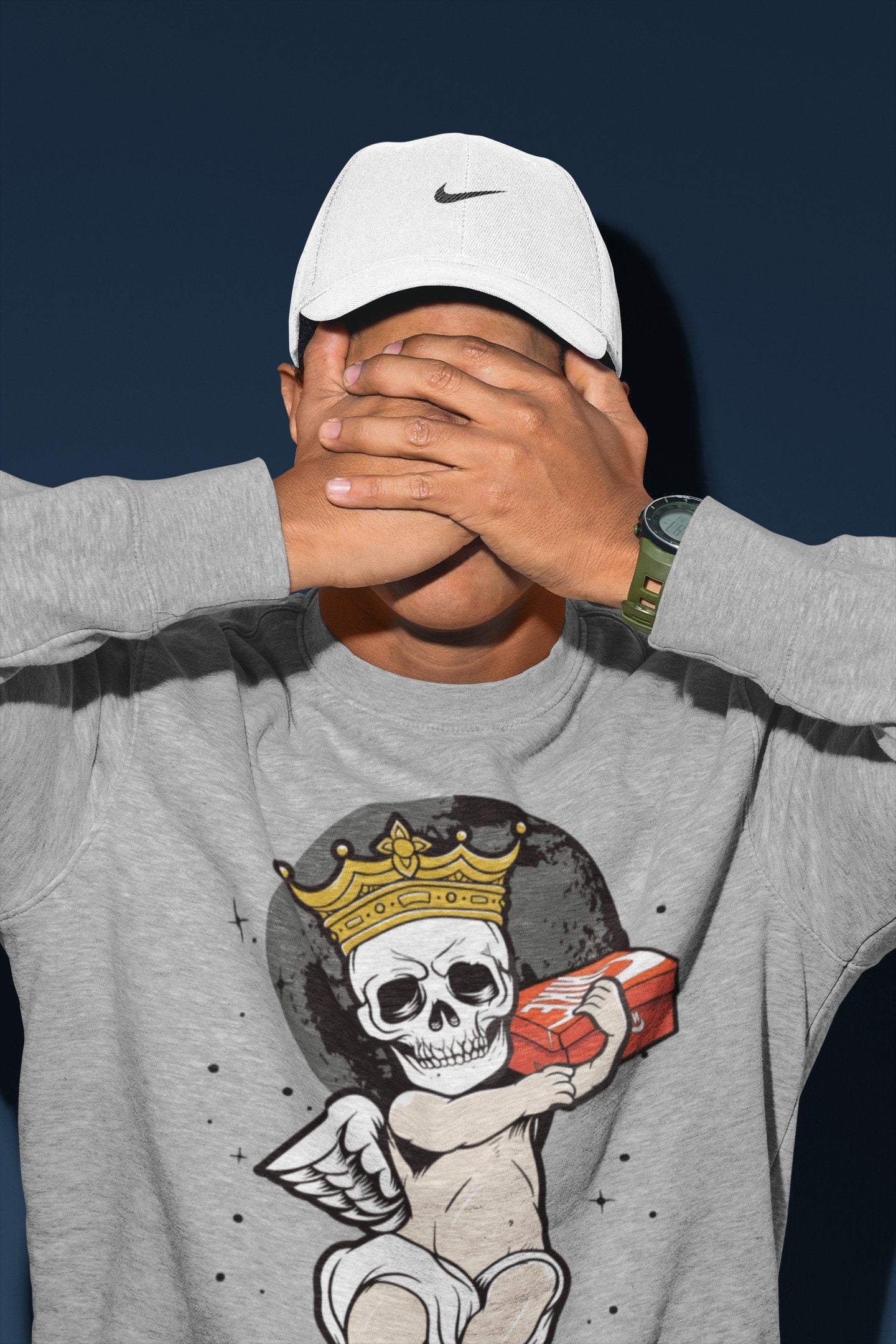 Skull Angel Unisex Tops - Air Jordan 3 Midnight Navy