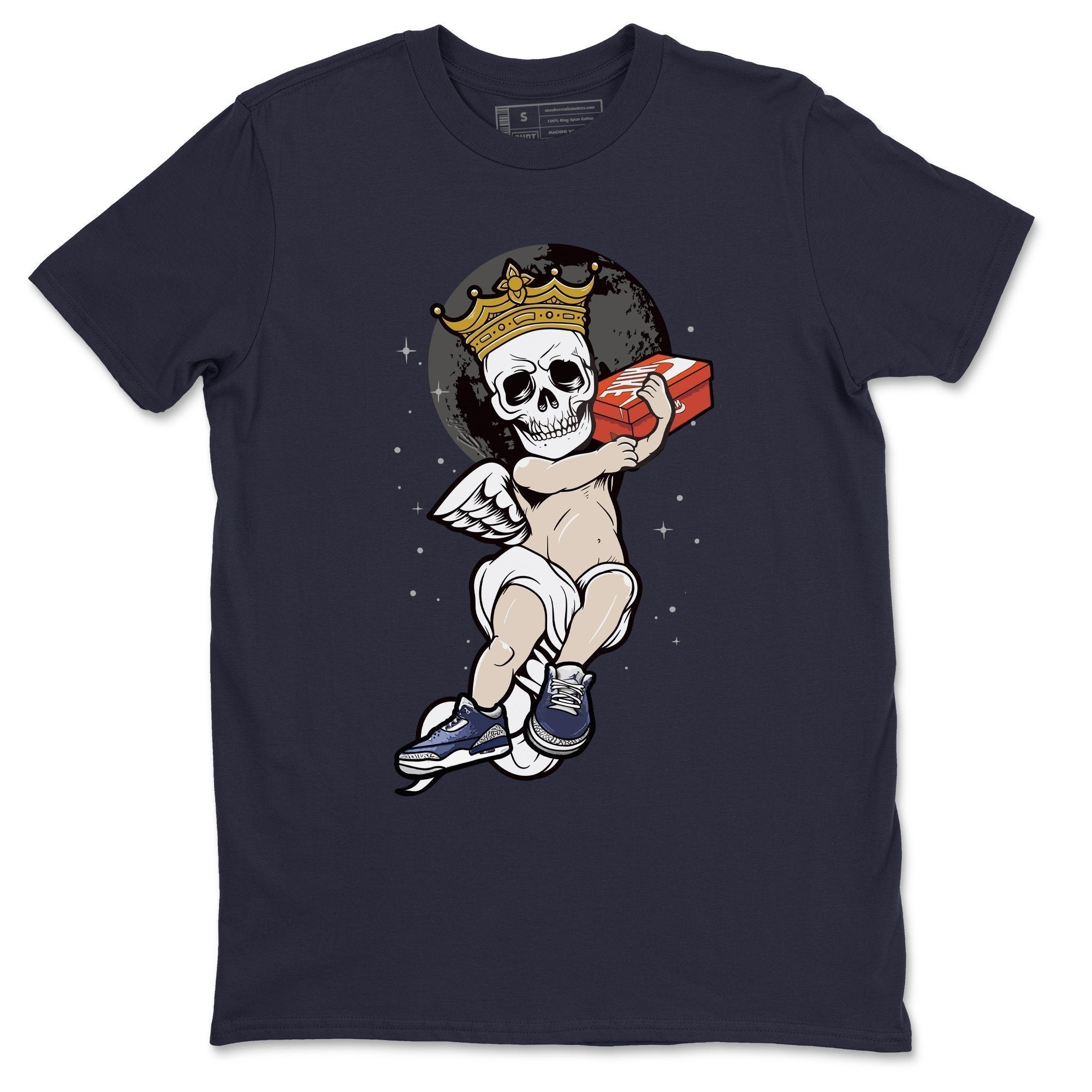 Skull Angel Unisex Tops - Air Jordan 3 Midnight Navy