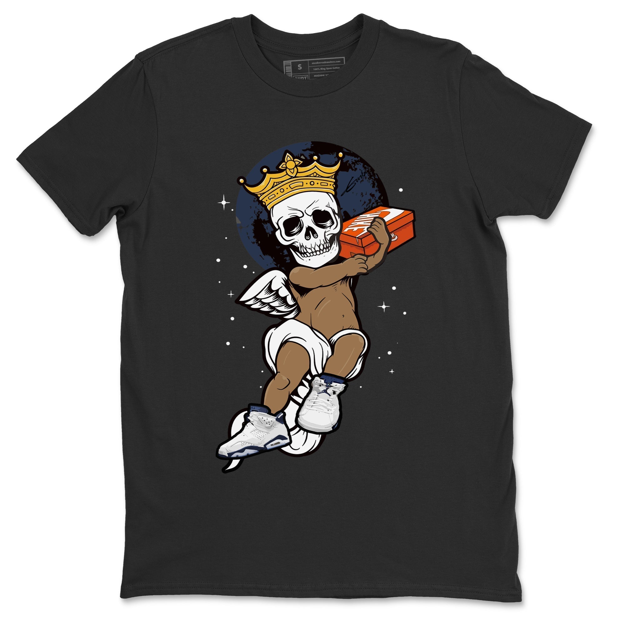 Skull Angel Unisex Tops - Air Jordan 6 Midnight Navy
