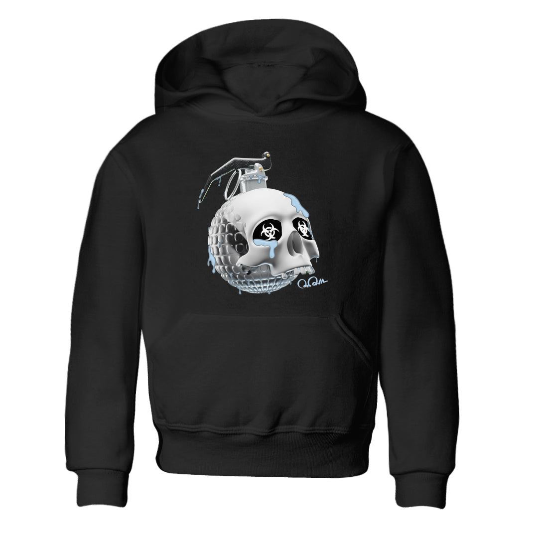 Skull Bomb Kids Tops - Air Jordan 11 White Cement