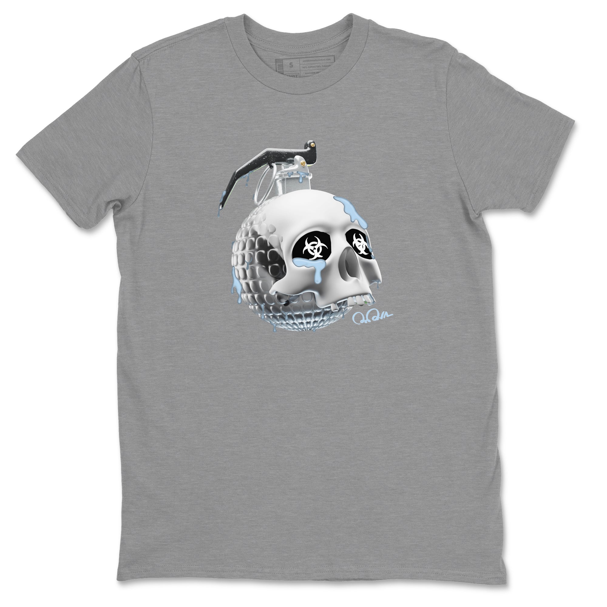 Skull Bomb Unisex Tops - Air Jordan 11 White Cement
