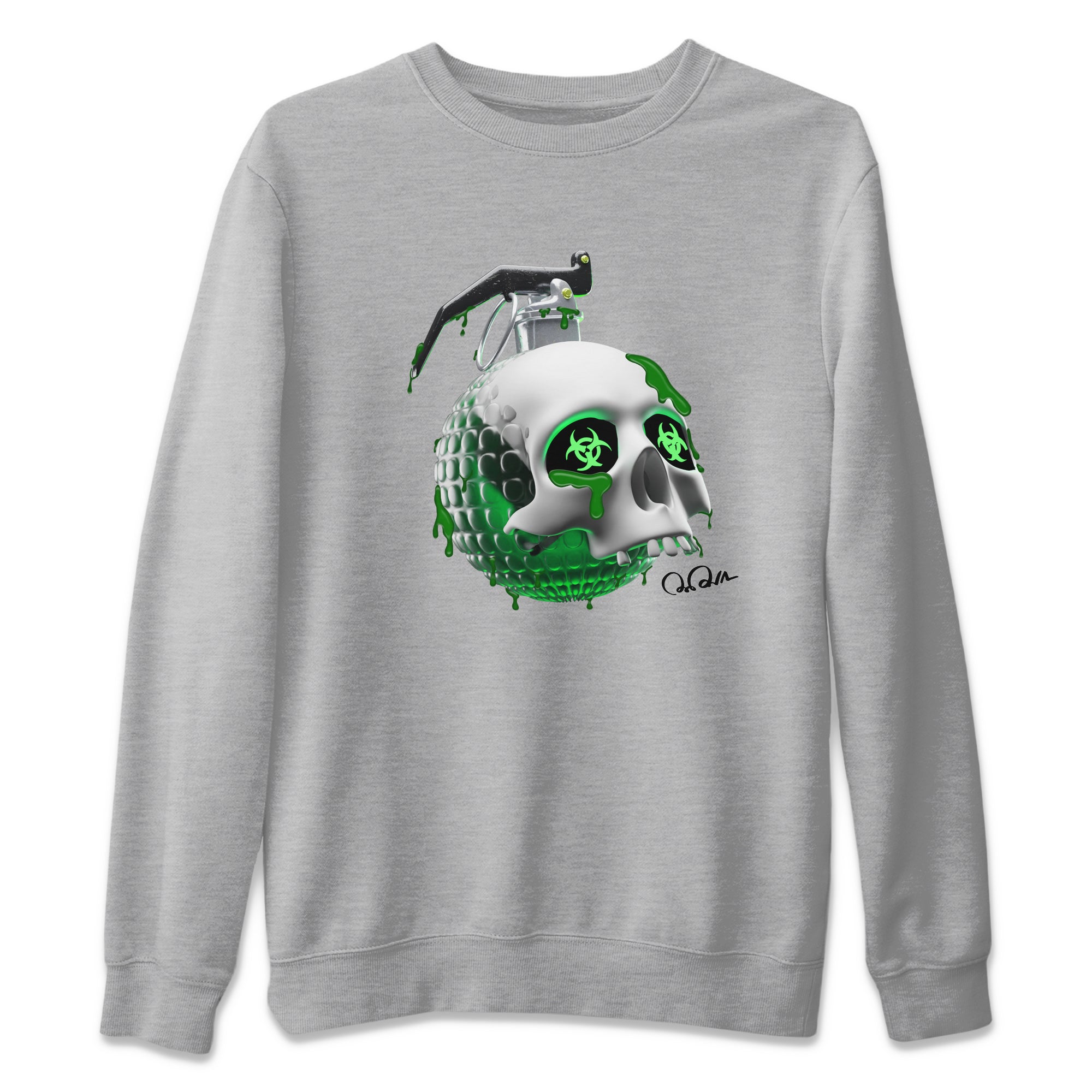 Skull Bomb Unisex Tops - Air Jordan 4 Pine Green SB