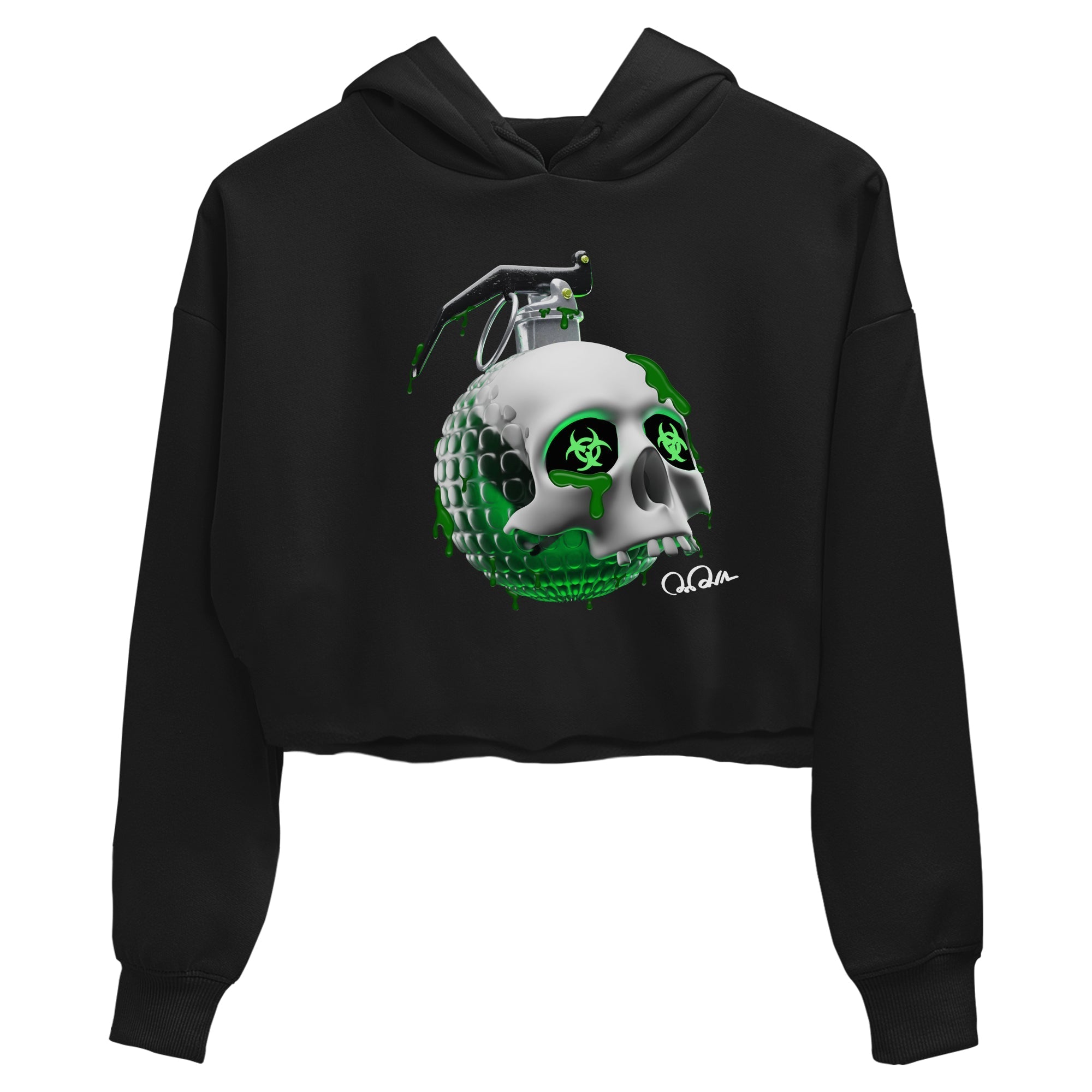 Skull Bomb Women's Tops - Air Jordan 4 Pine Green