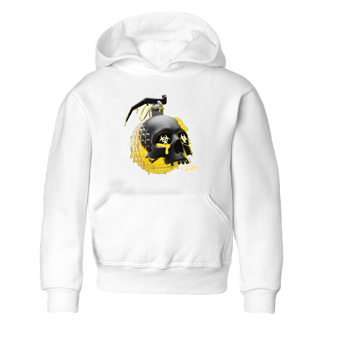 Skull Bomb Kids Tops - Air Jordan 4 Thunder