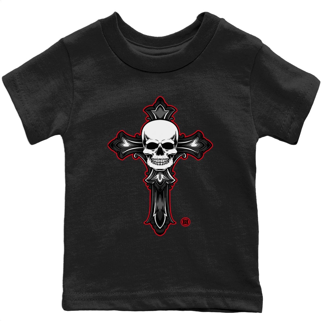 Skull Cross Kids Tops - Air Jordan 12 Playoffs