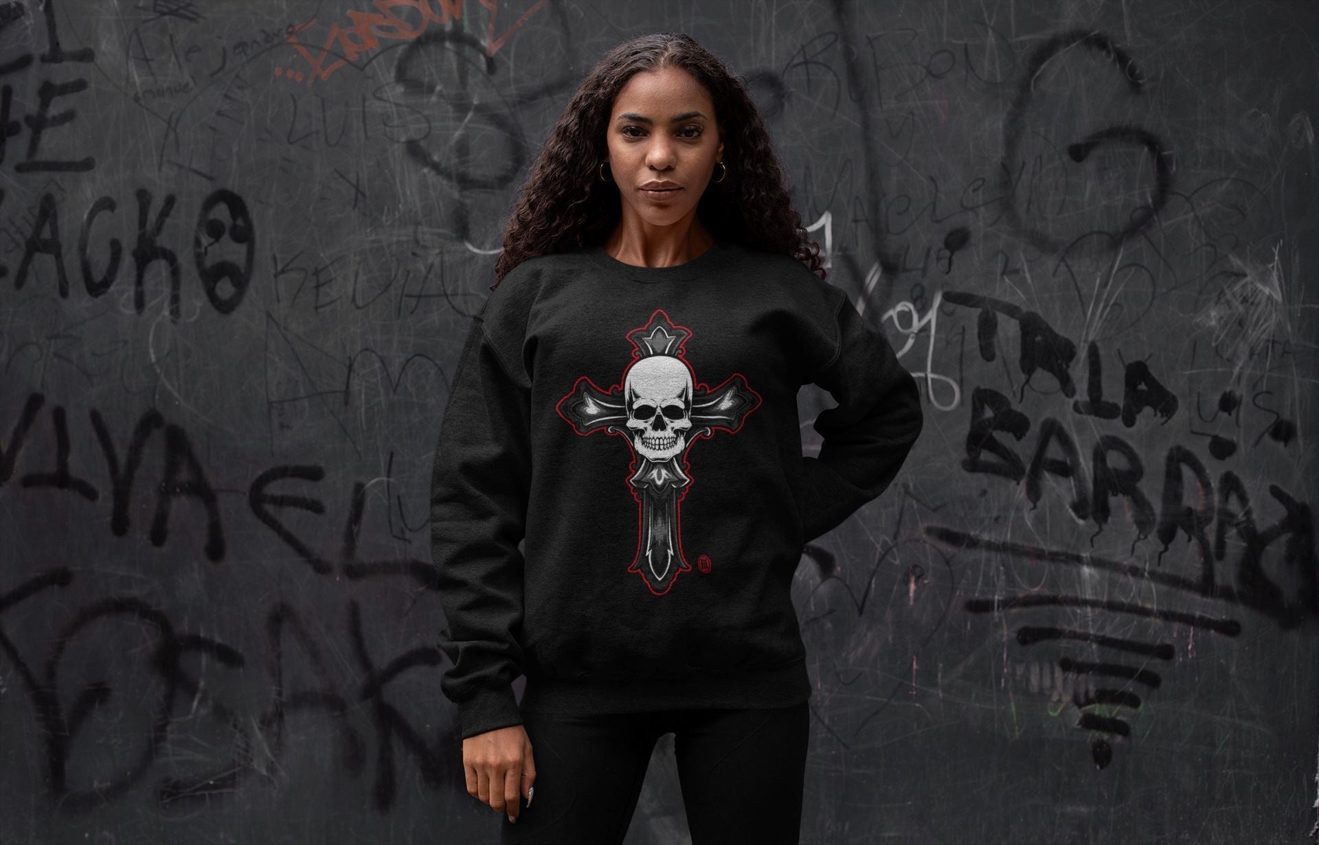 Skull Cross Unisex Tops - Air Jordan 12 Playoffs