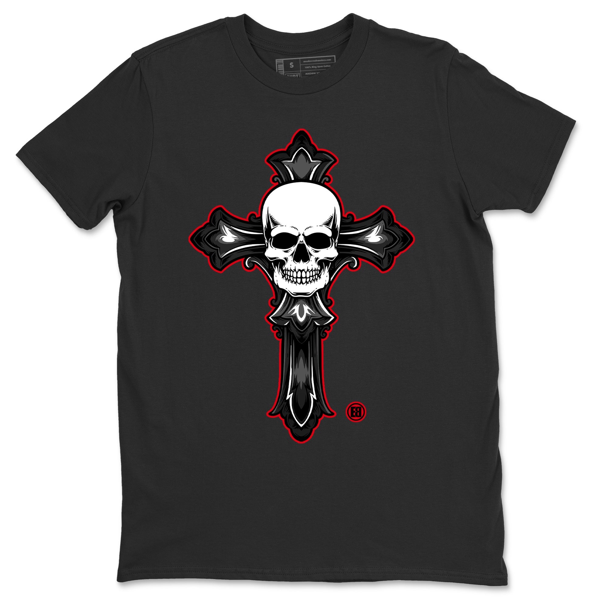 Skull Cross Unisex Tops - Air Jordan 12 Playoffs