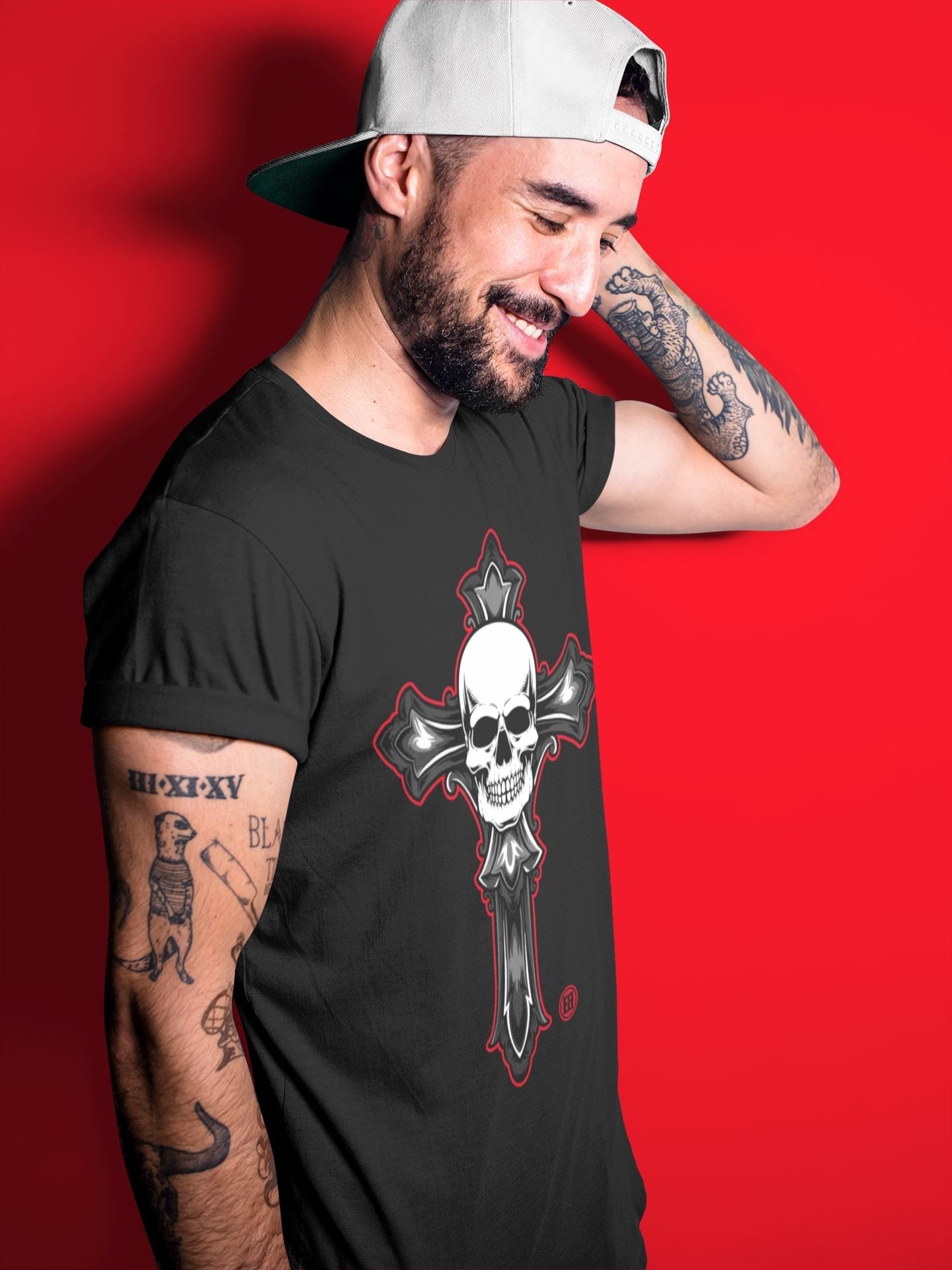 Skull Cross Unisex Tops - Air Jordan 12 Playoffs