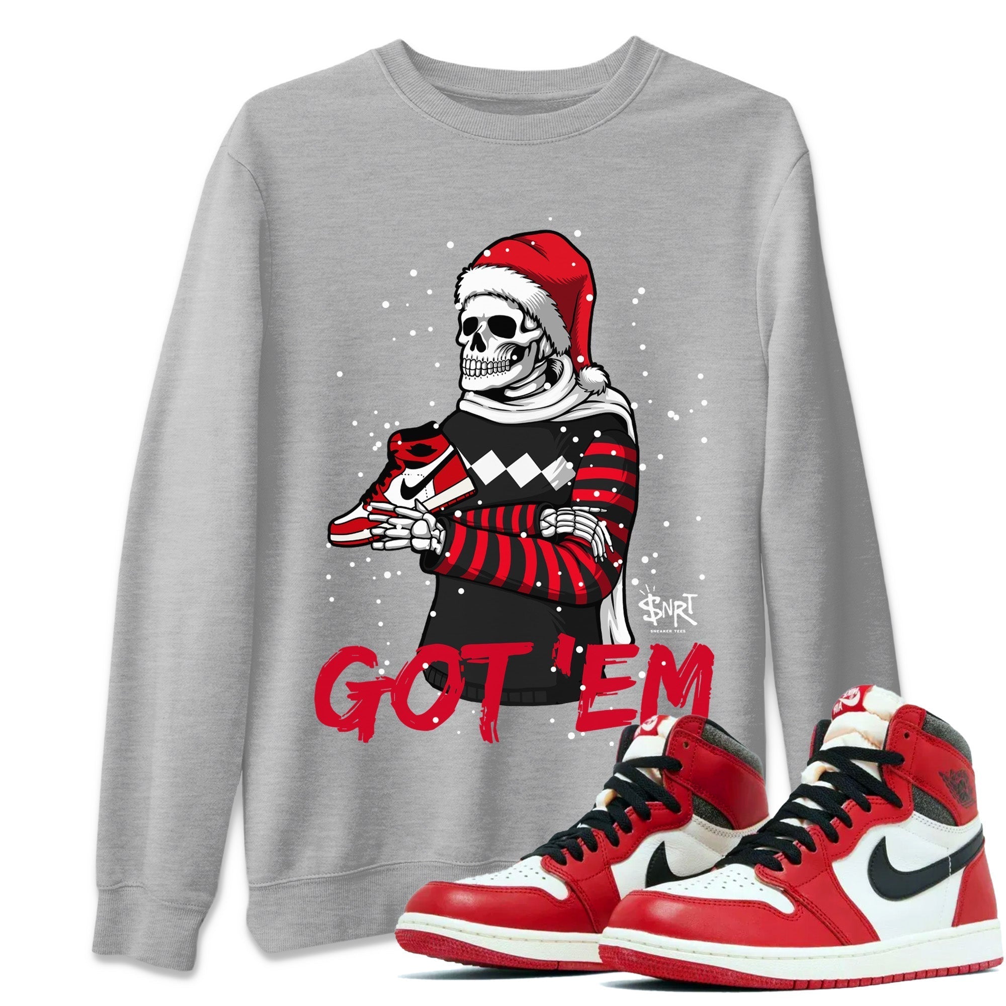 Skull Got Em Unisex Tops - Air Jordan 1 Lost & Found