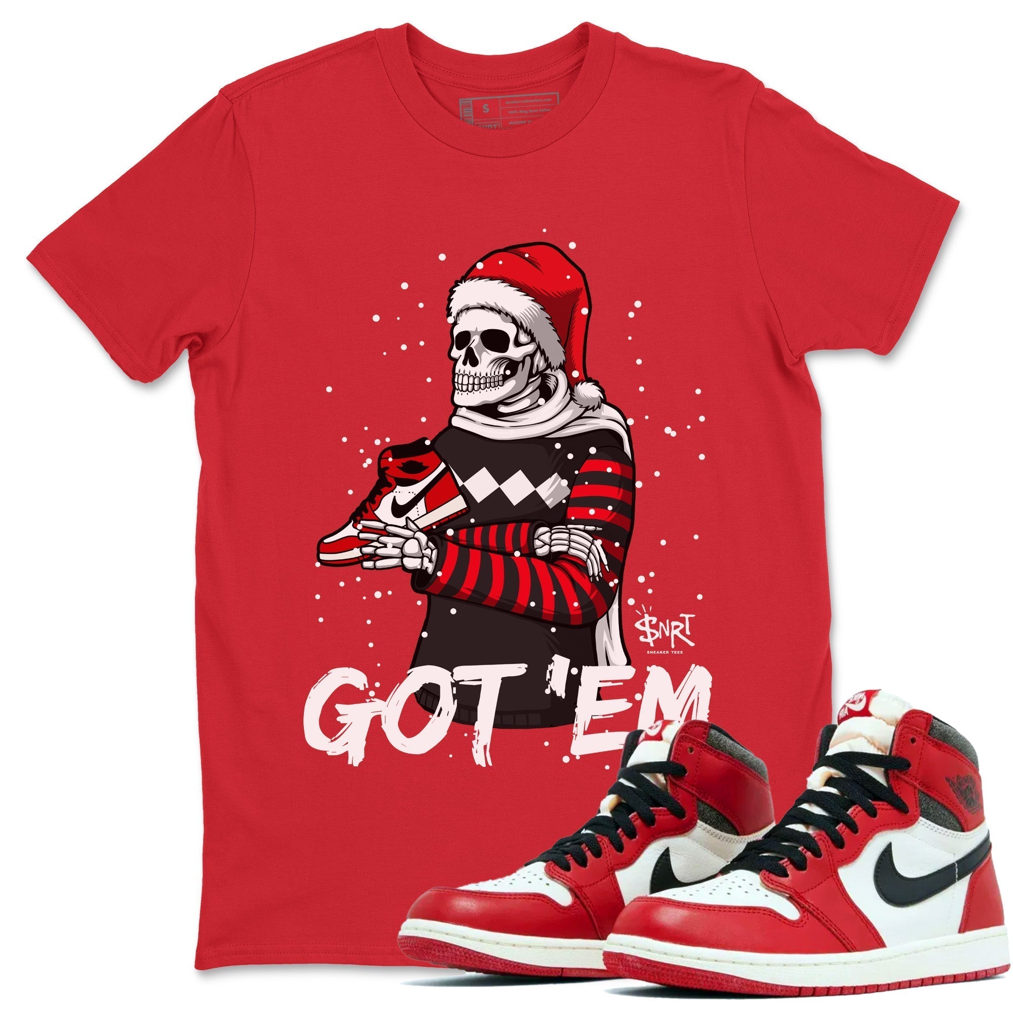 Skull Got Em Unisex Tops - Air Jordan 1 Lost & Found
