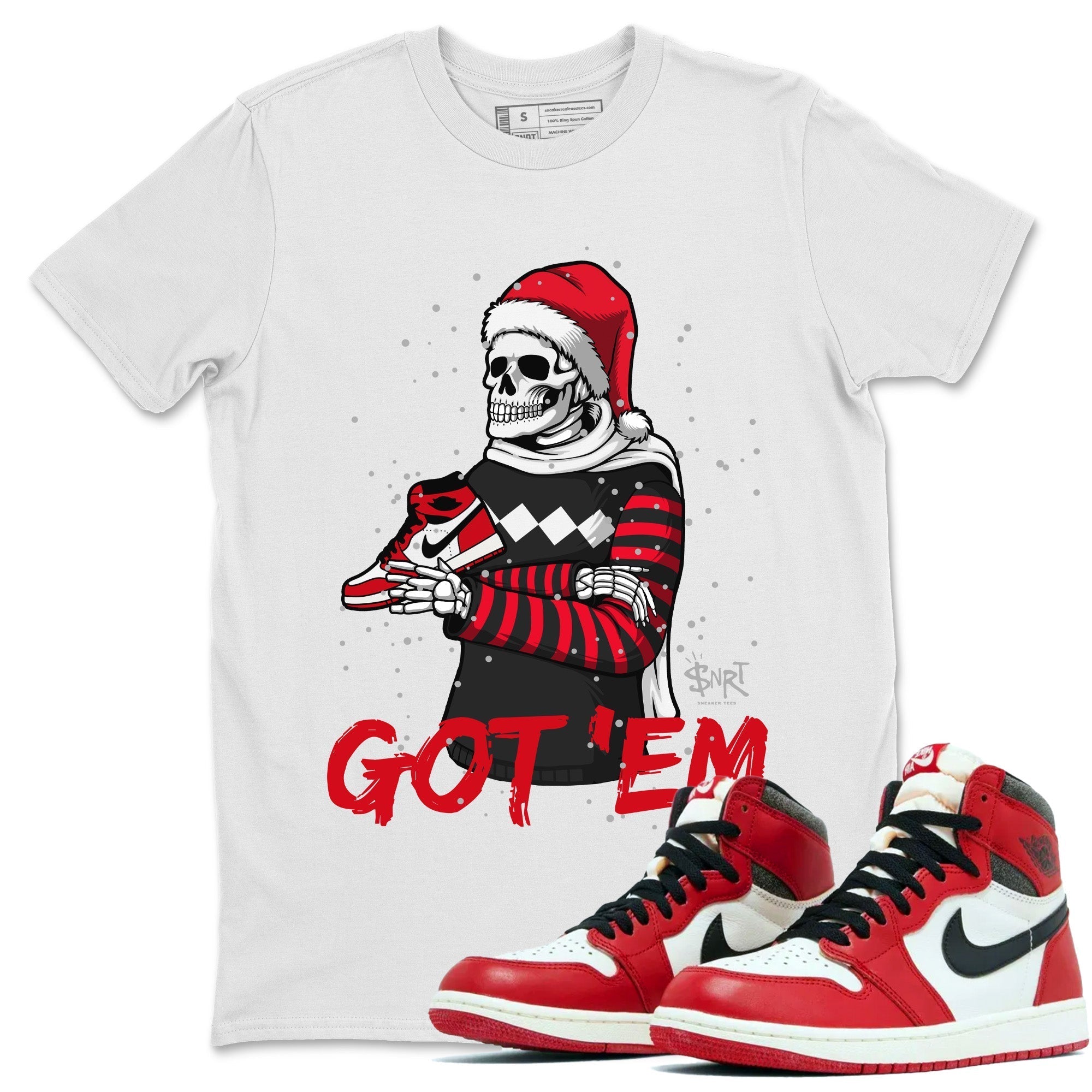 Skull Got Em Unisex Tops - Air Jordan 1 Lost & Found