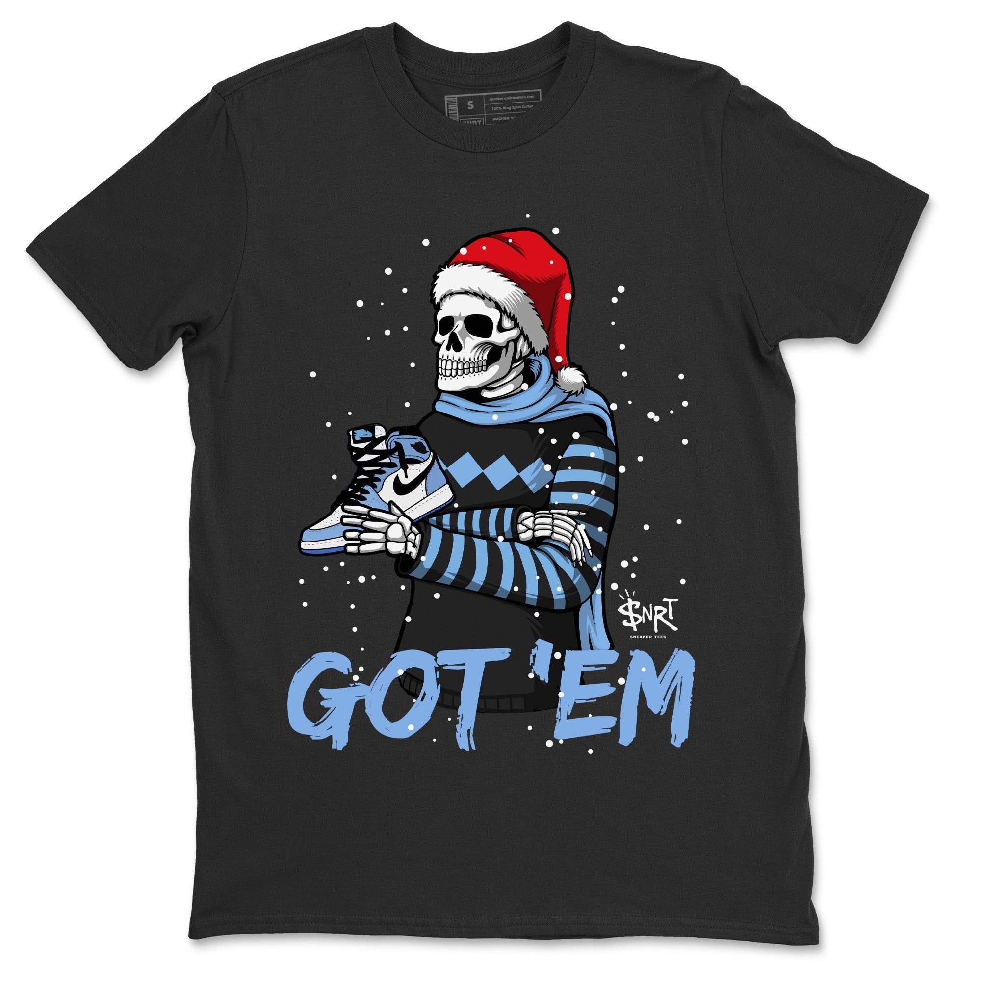 Skull Got Em Unisex Tops - Air Jordan 1 University Blue
