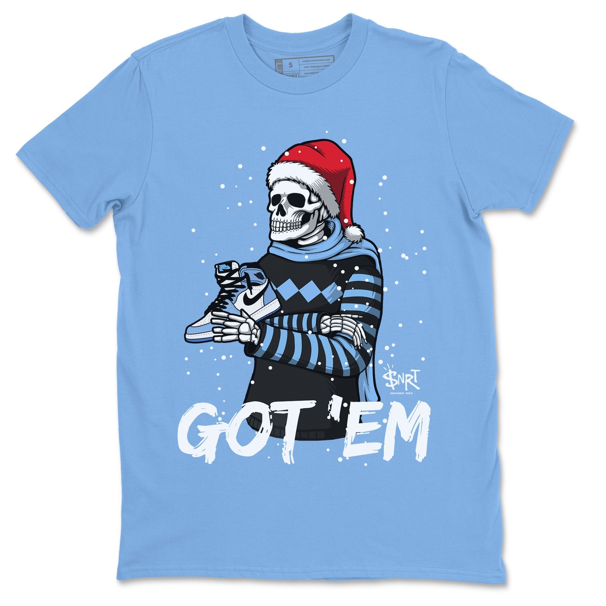 Skull Got Em Unisex Tops - Air Jordan 1 University Blue