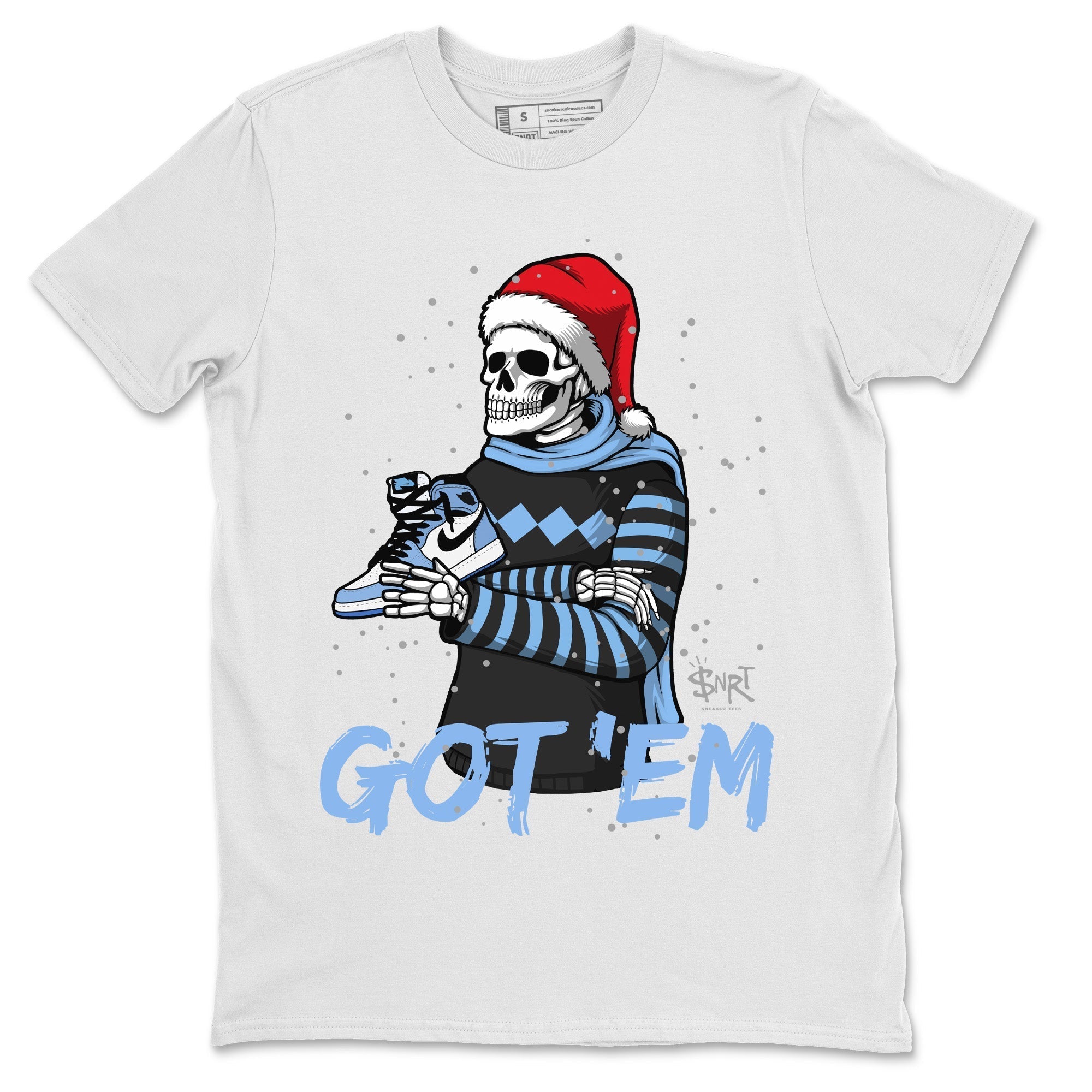 Skull Got Em Unisex Tops - Air Jordan 1 University Blue