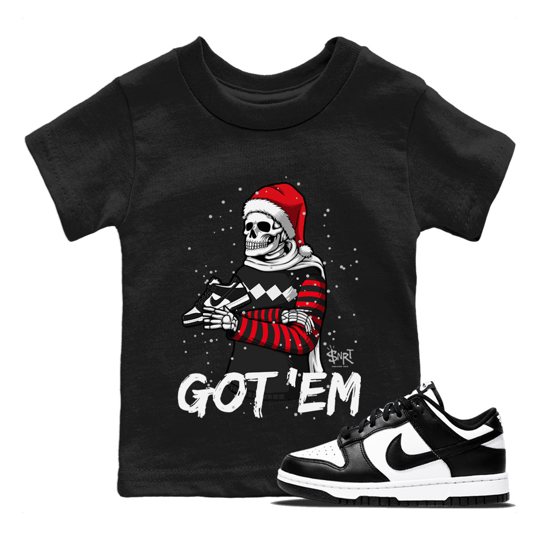 Skull Got Em Kids Tops - Dunk Panda