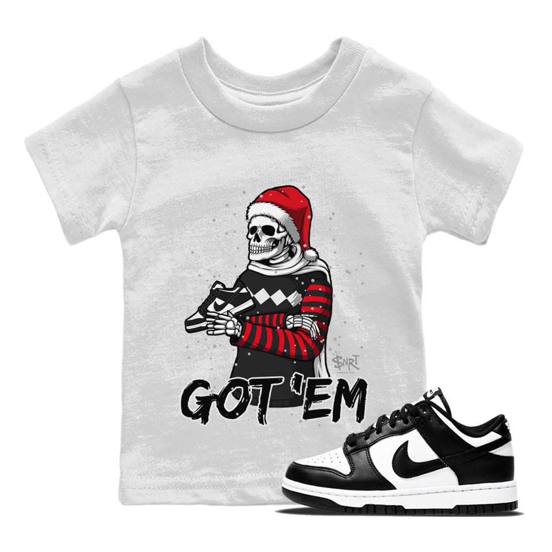 Skull Got Em Kids Tops - Dunk Panda