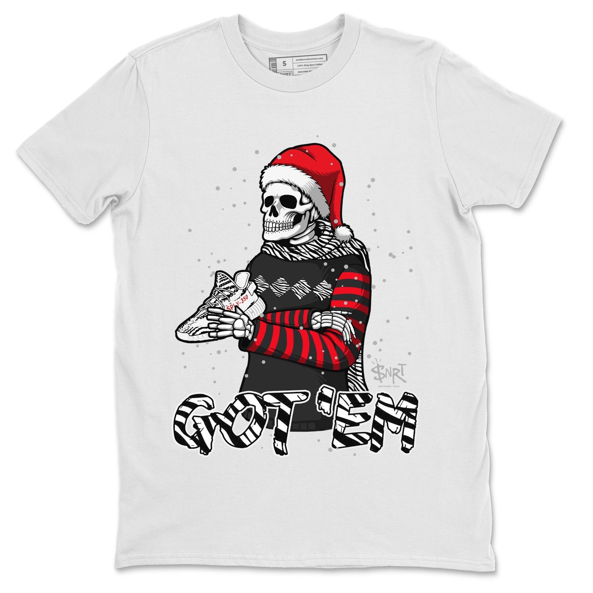 Skull Got Em Unisex Tops - Yeezy 350 Zebra