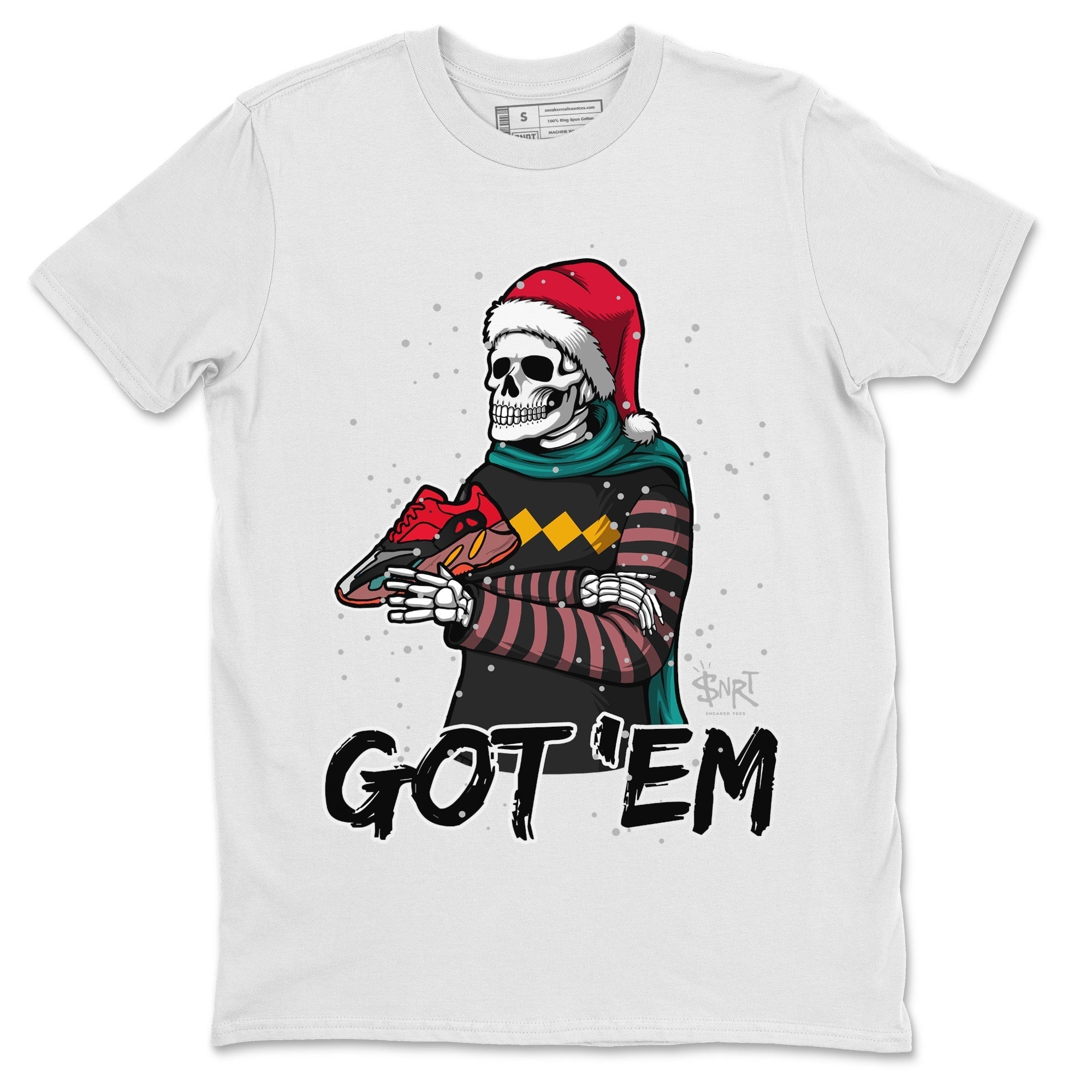 Skull Got Em Unisex Tops - Yeezy 700 Hi-Res Red