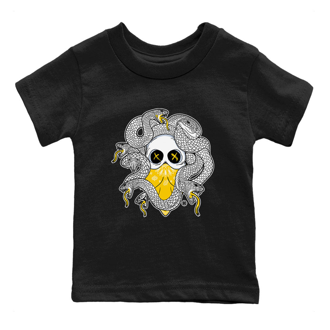 Skull Medusa snkmatch Tee Kids - Air Jordan 6 Yellow Ochre