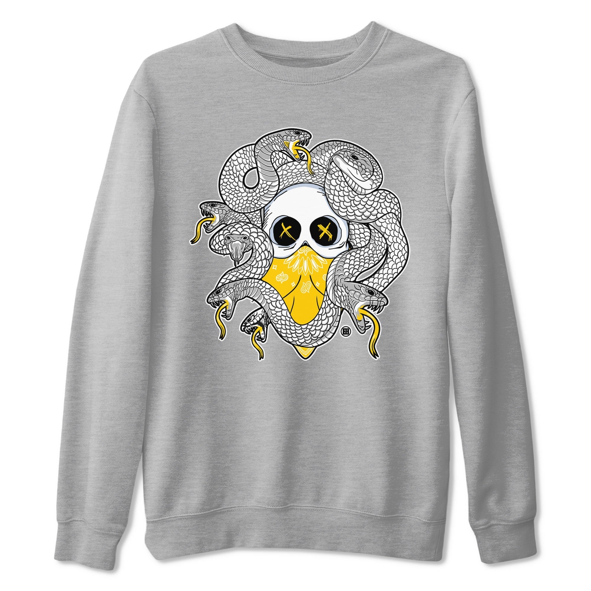 Skull Medusa snkmatch Tee - Air Jordan 6 Yellow Ochre