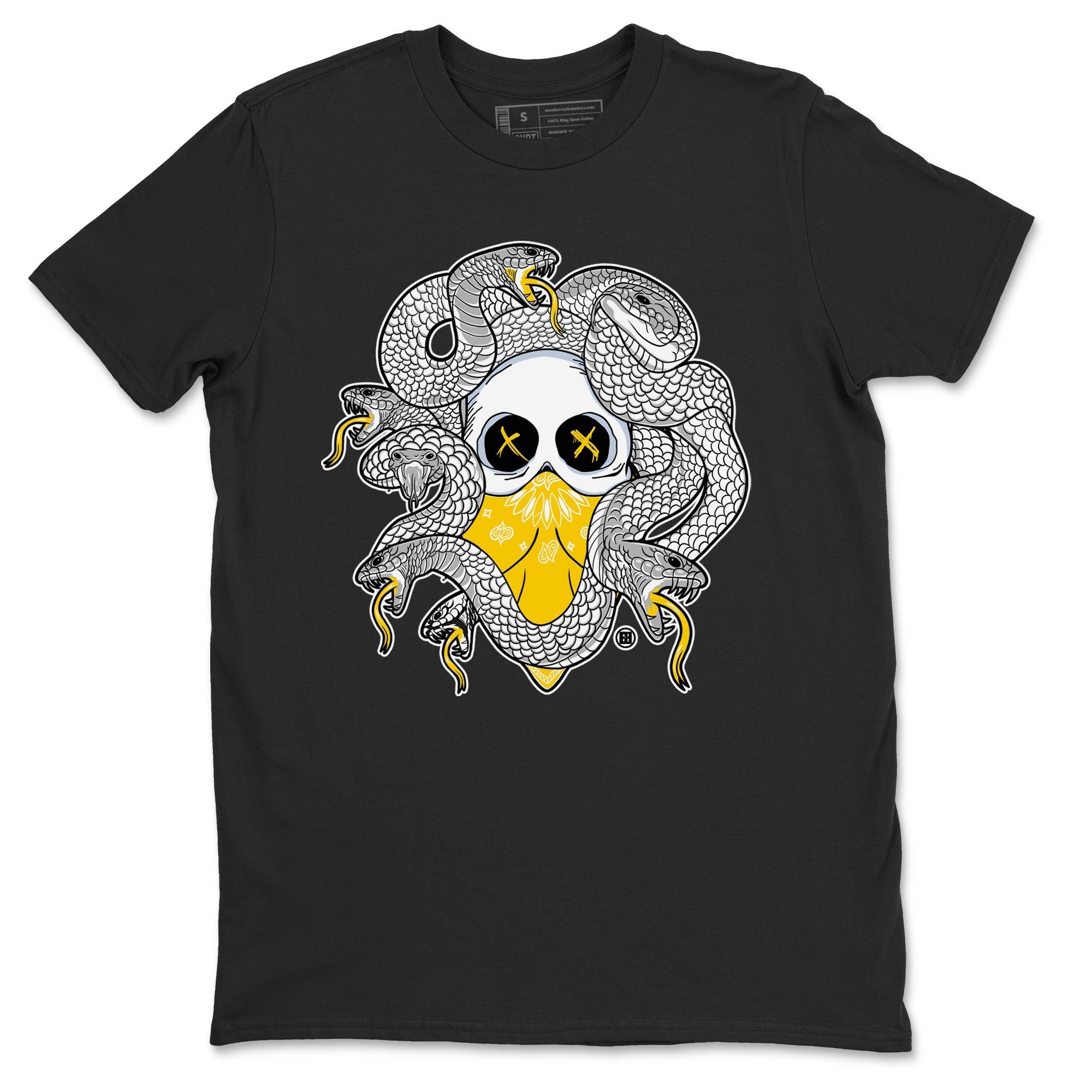 Skull Medusa snkmatch Tee - Air Jordan 6 Yellow Ochre