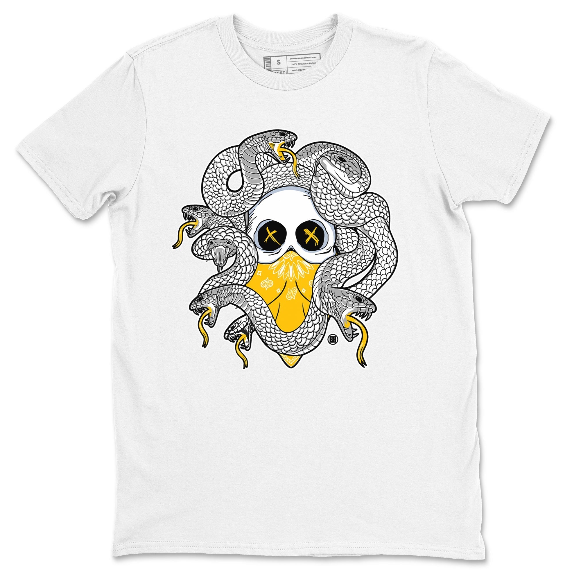 Skull Medusa snkmatch Tee - Air Jordan 6 Yellow Ochre