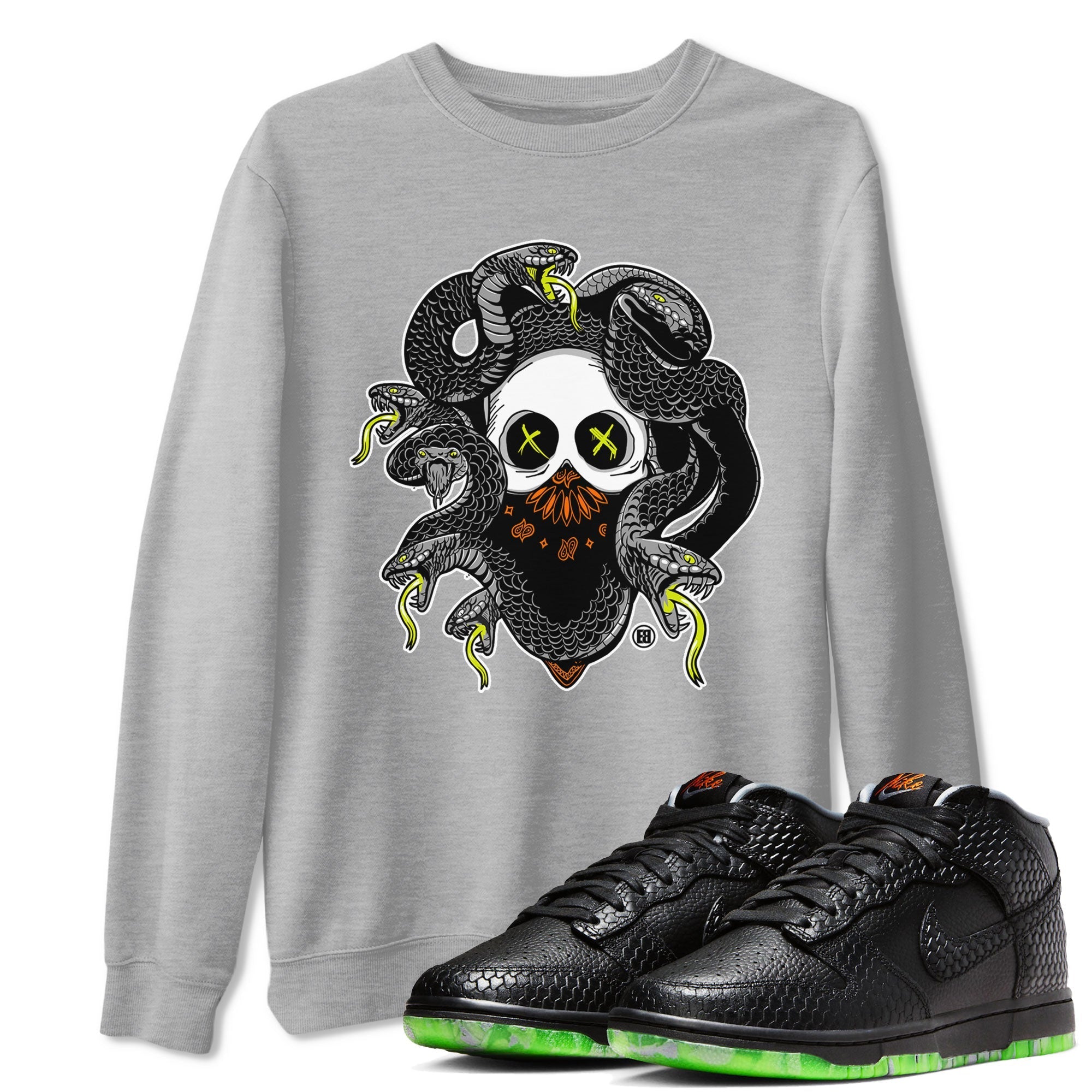 Skull Medusa snkmatch Tee - Dunk Halloween