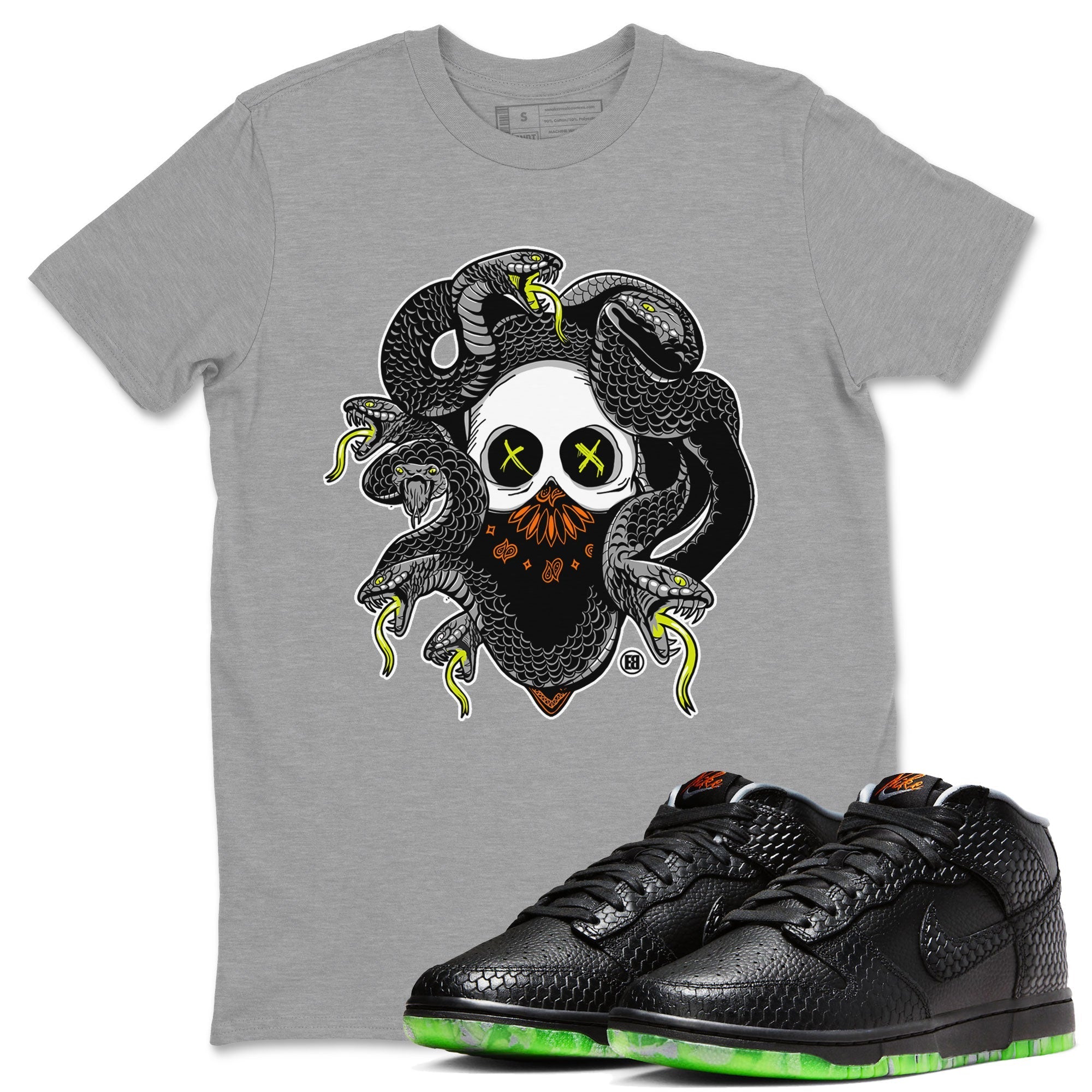Skull Medusa snkmatch Tee - Dunk Halloween