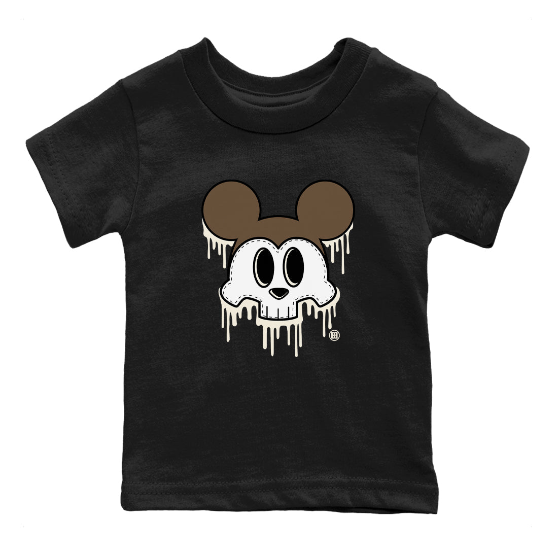 Skull Mouse snkmatch Tees Kids - Air Jordan 1 Mocha