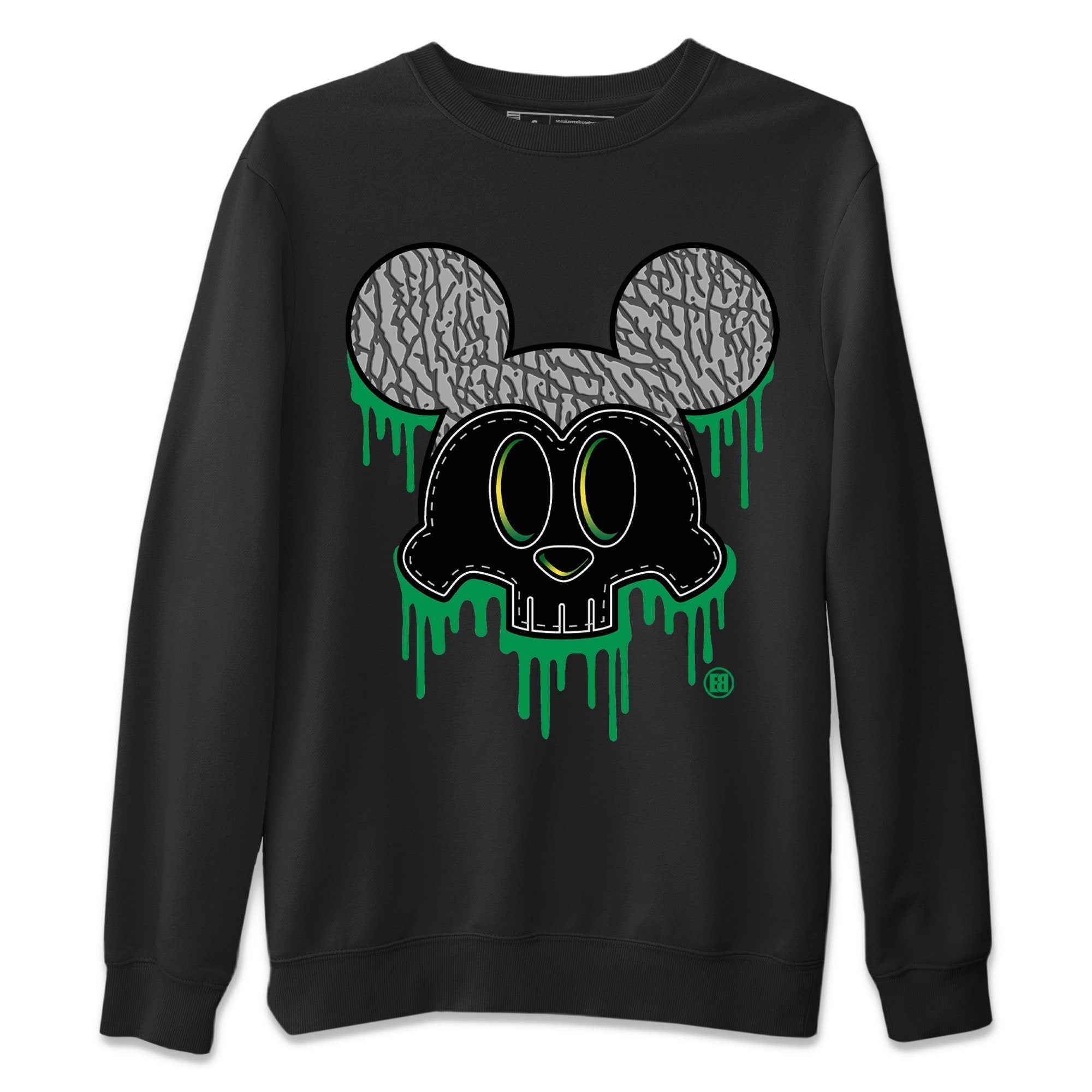 Skull Mouse Unisex Tops - Air Jordan 3 Pine Green