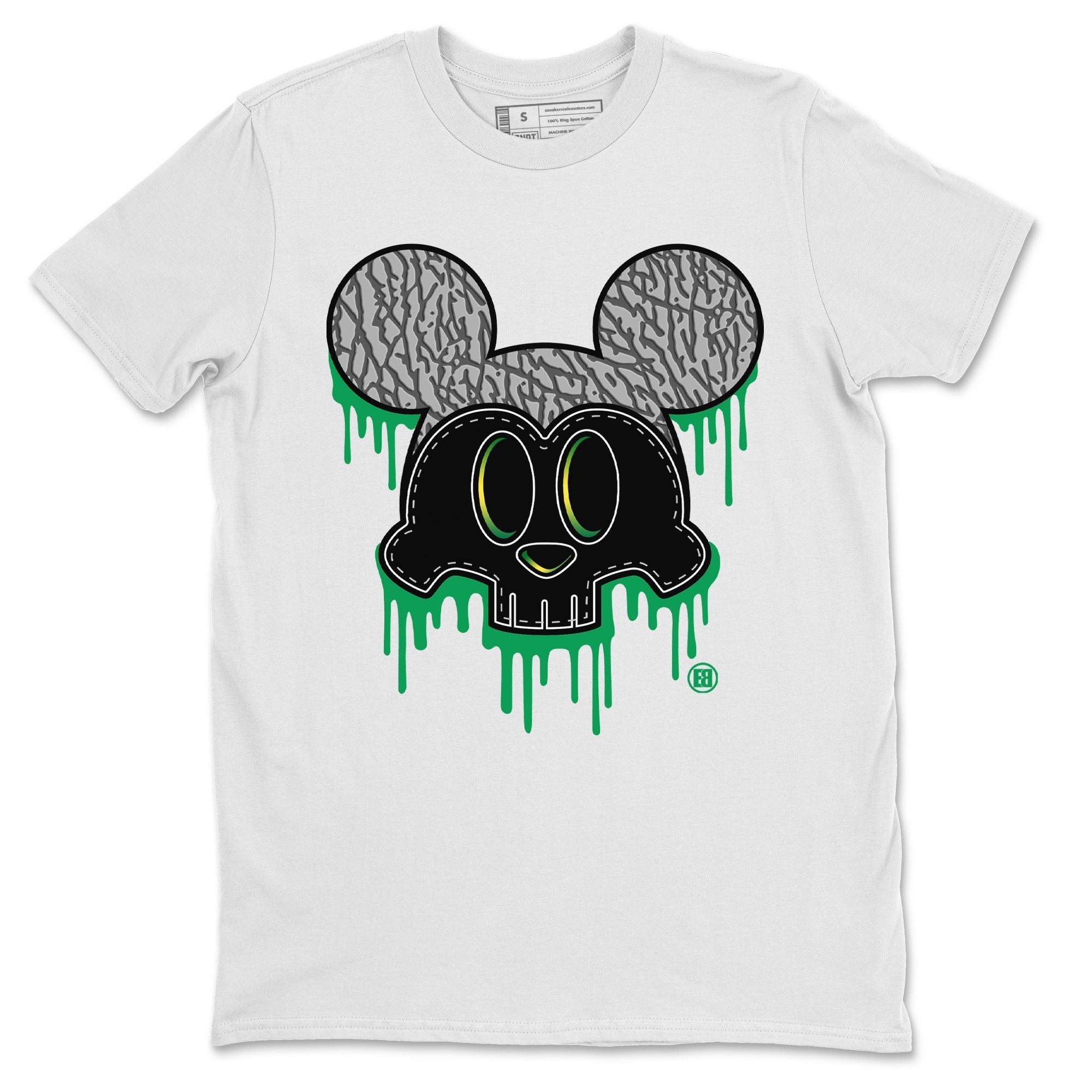 Skull Mouse Unisex Tops - Air Jordan 3 Pine Green