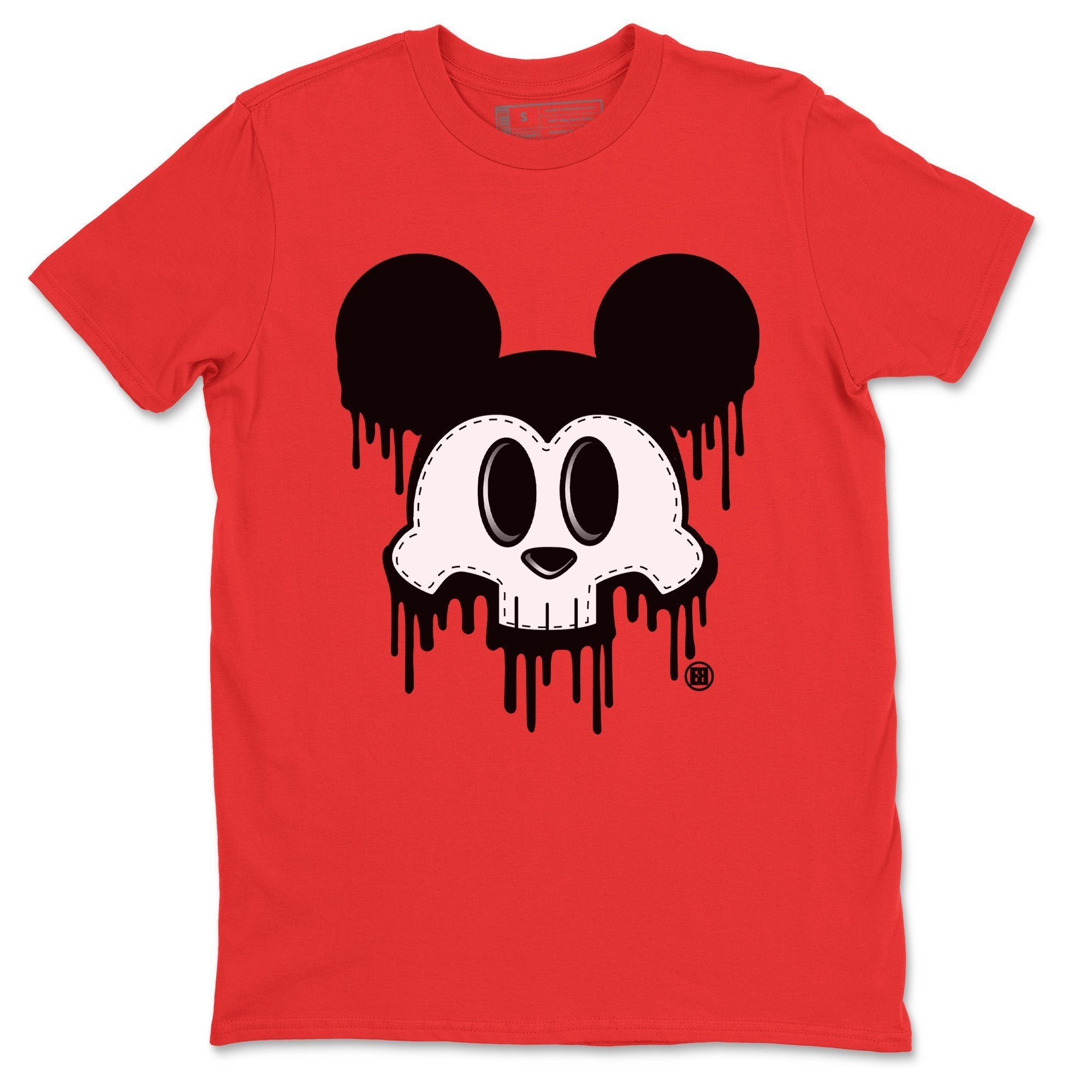 Skull Mouse Unisex Tops - Air Jordan 4 Red Thunder