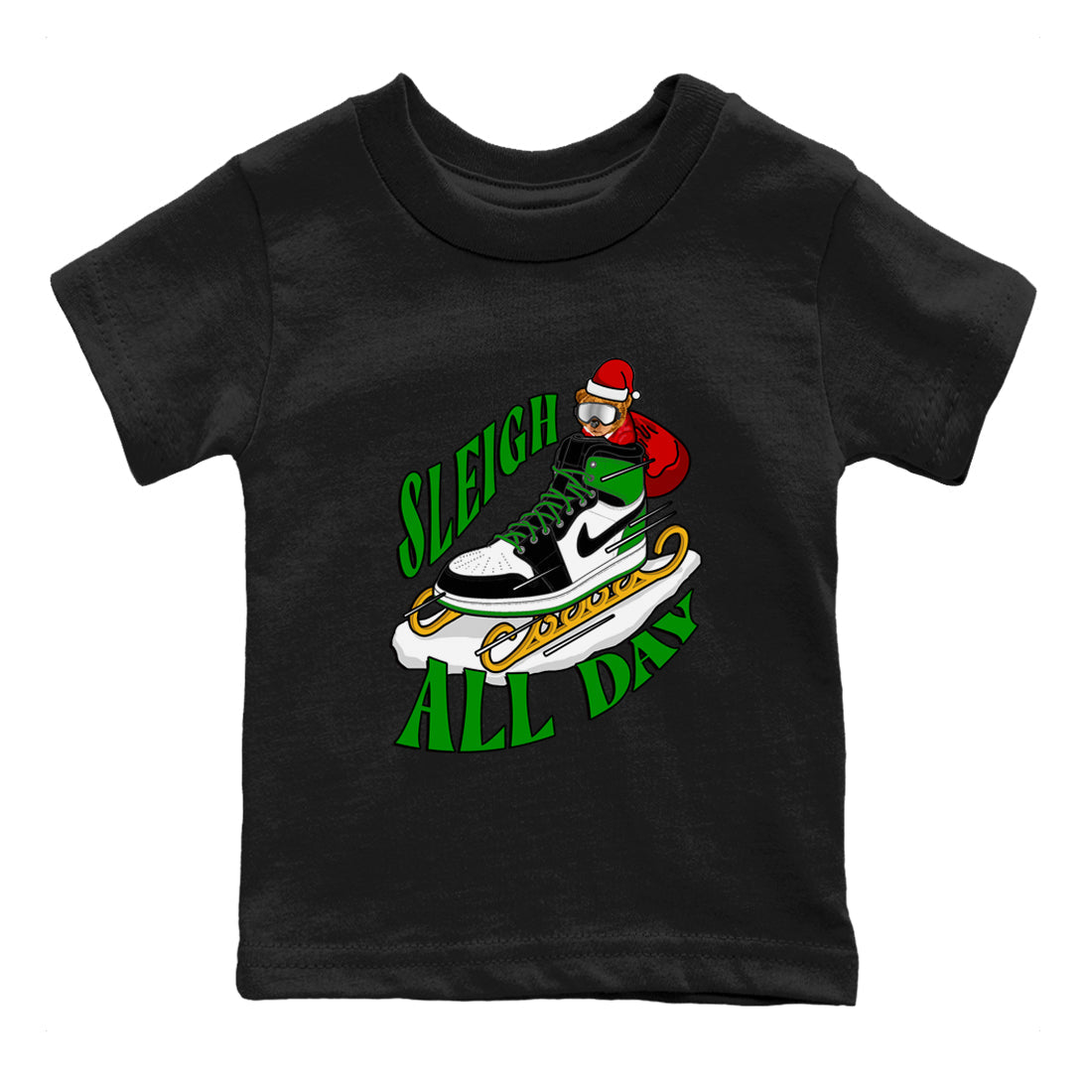 Sleigh All Day snkmatch Tee Kids - Air Jordan 1 Celtics