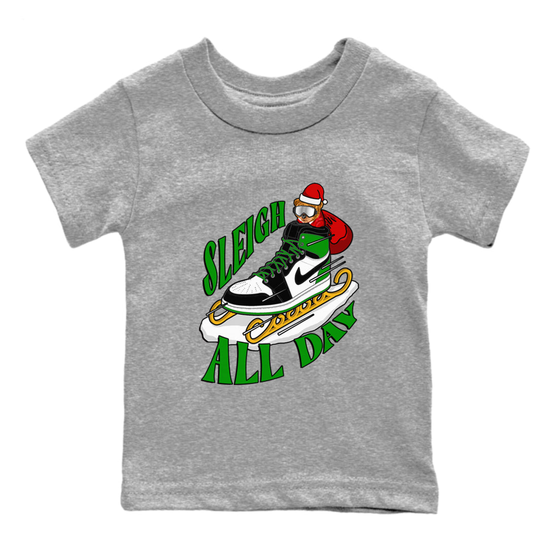 Sleigh All Day snkmatch Tee Kids - Air Jordan 1 Celtics