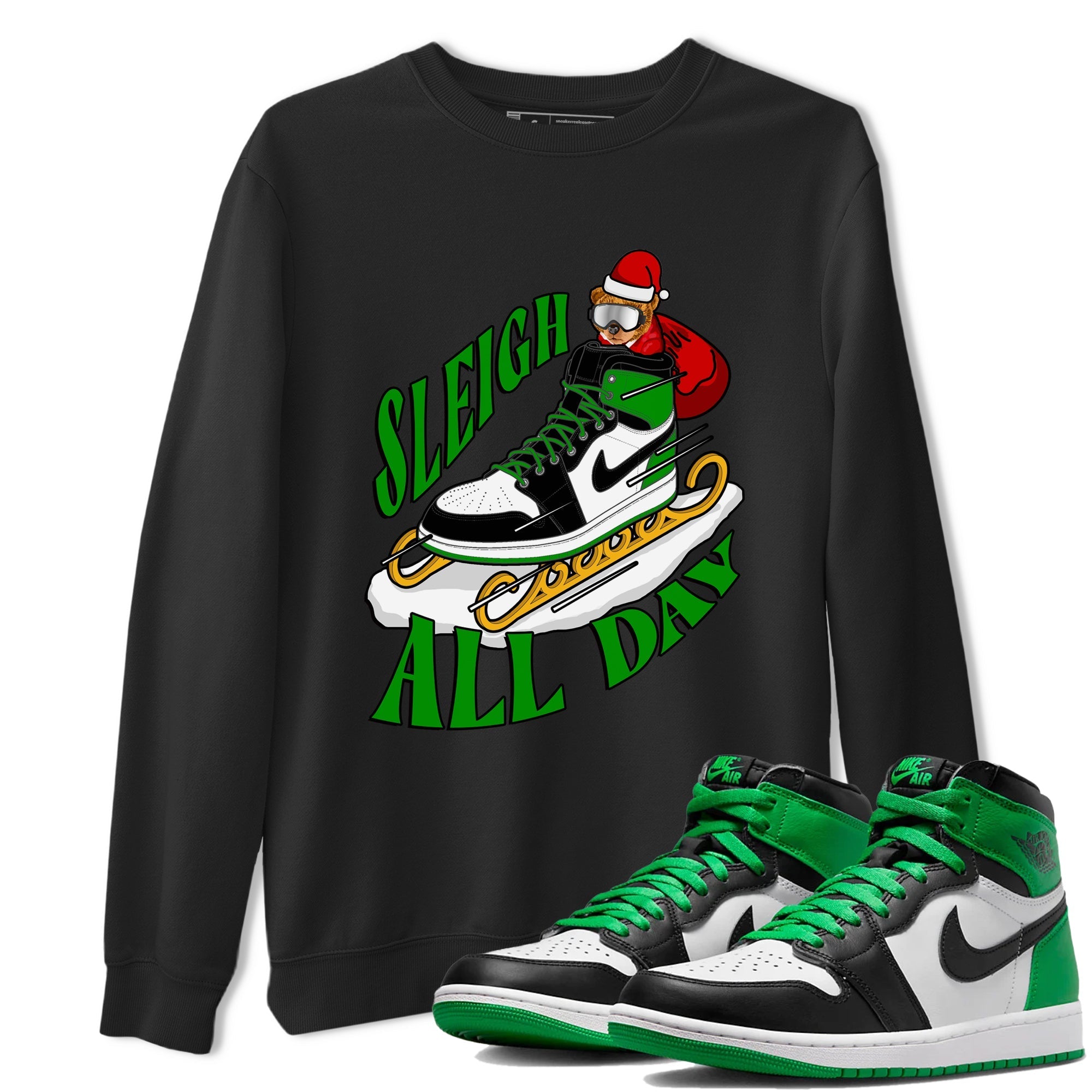 Sleigh All Day snkmatch Tee - Air Jordan 1 Celtics