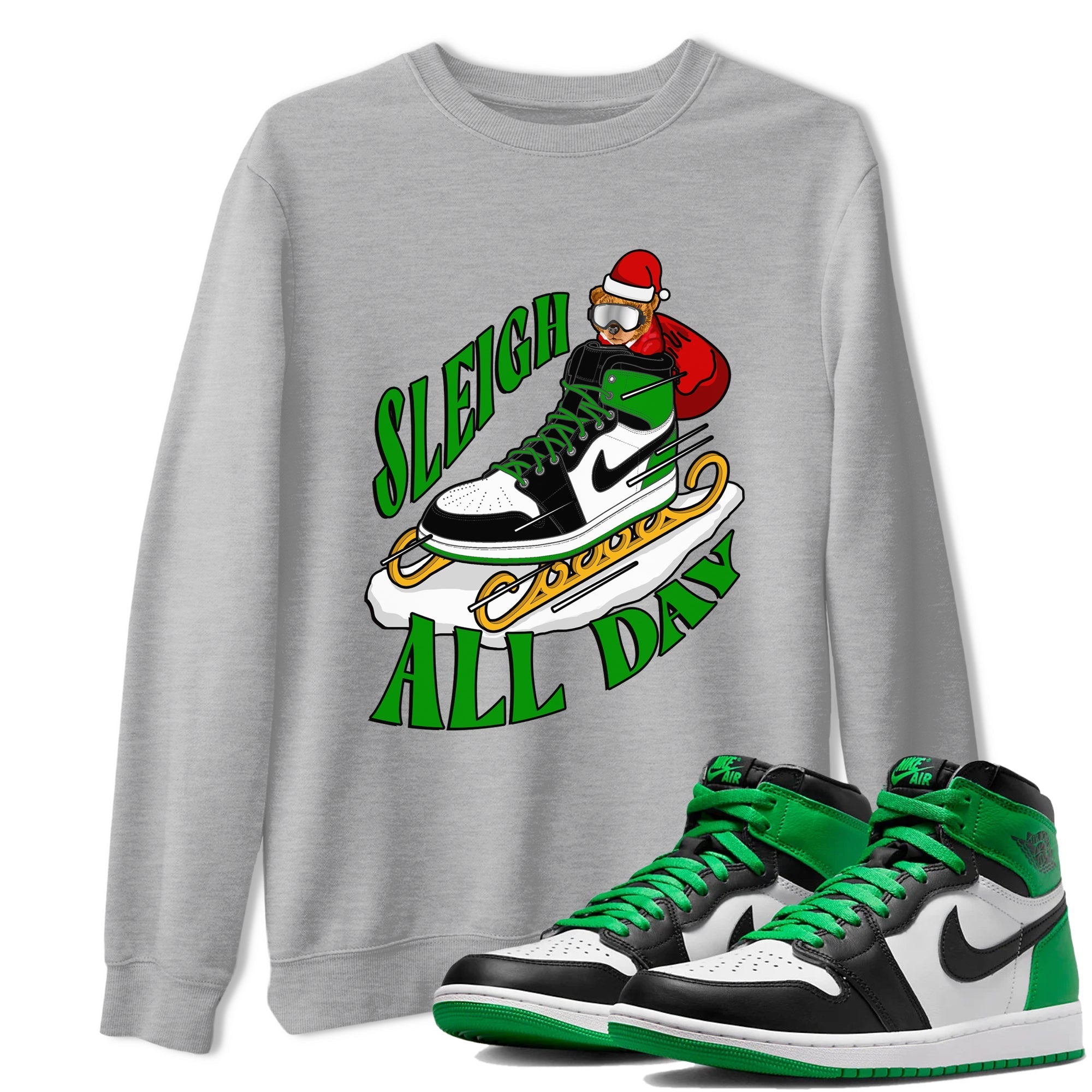 Sleigh All Day snkmatch Tee - Air Jordan 1 Celtics