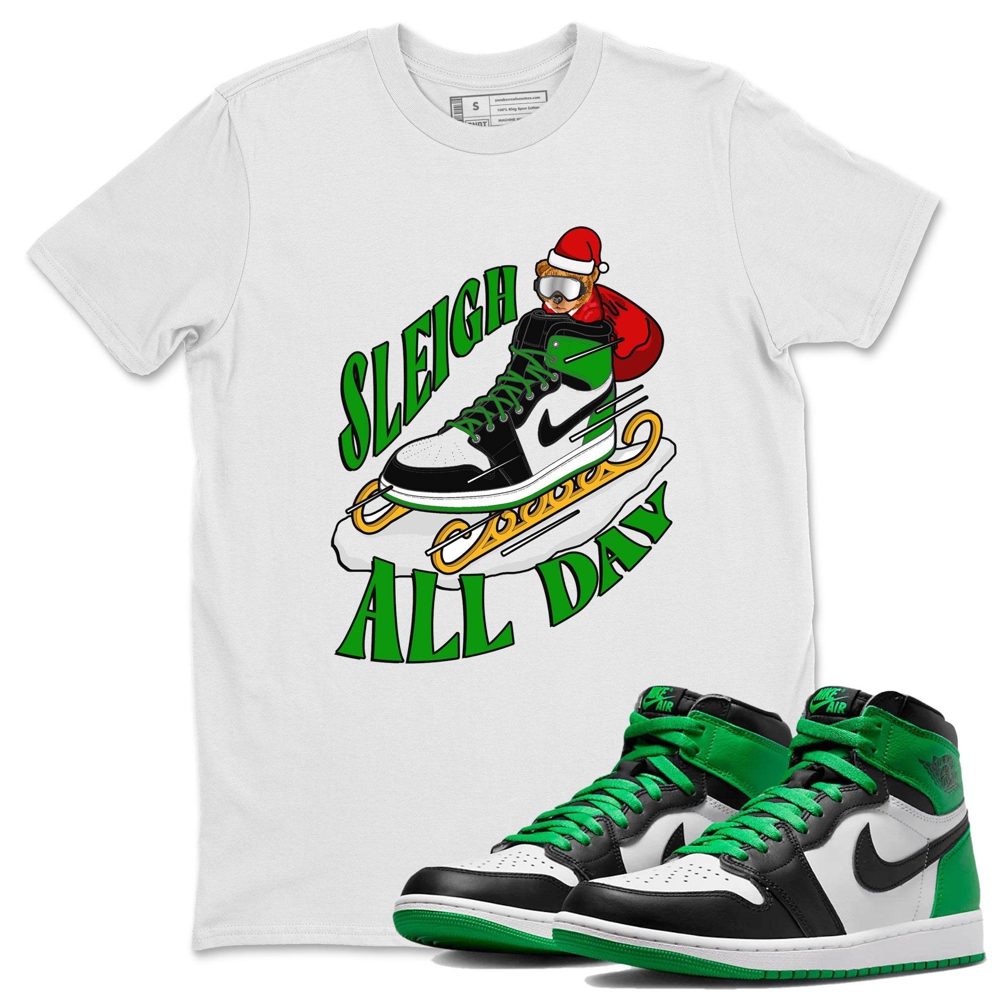 Sleigh All Day snkmatch Tee - Air Jordan 1 Celtics