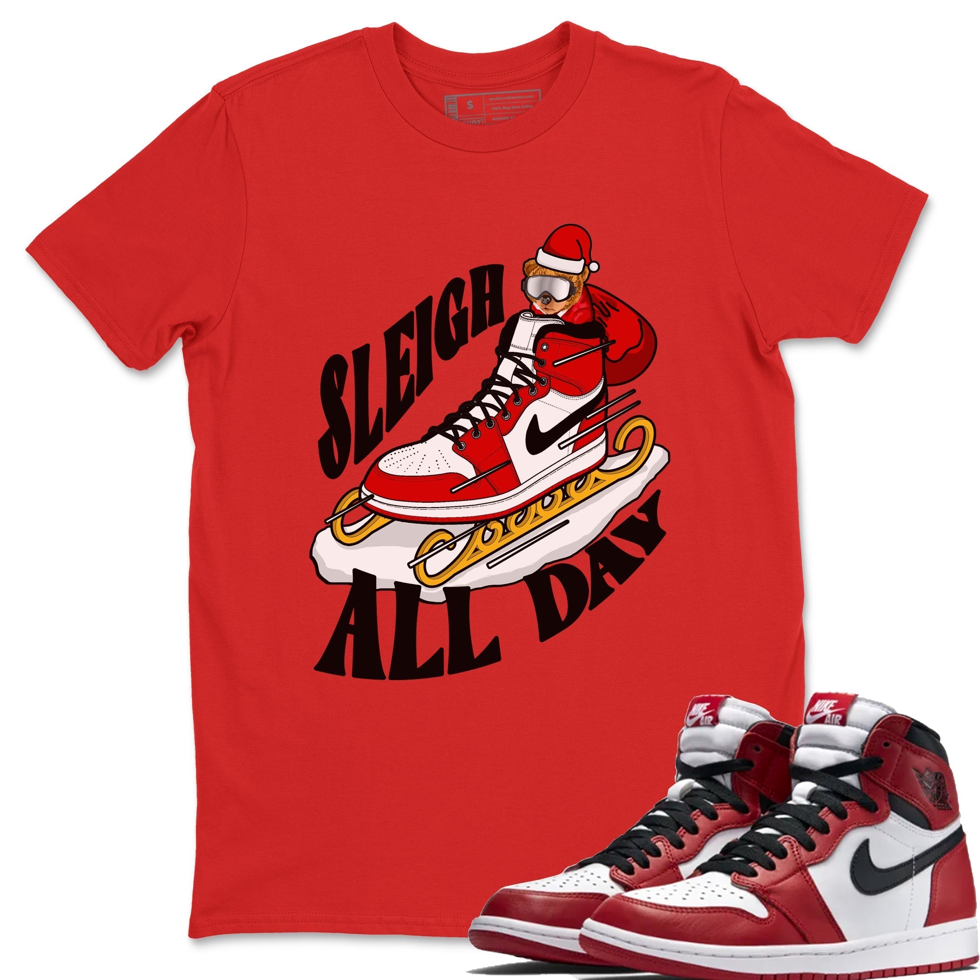 Sleigh All Day snkmatch Tee - Air Jordan 1 Chicago