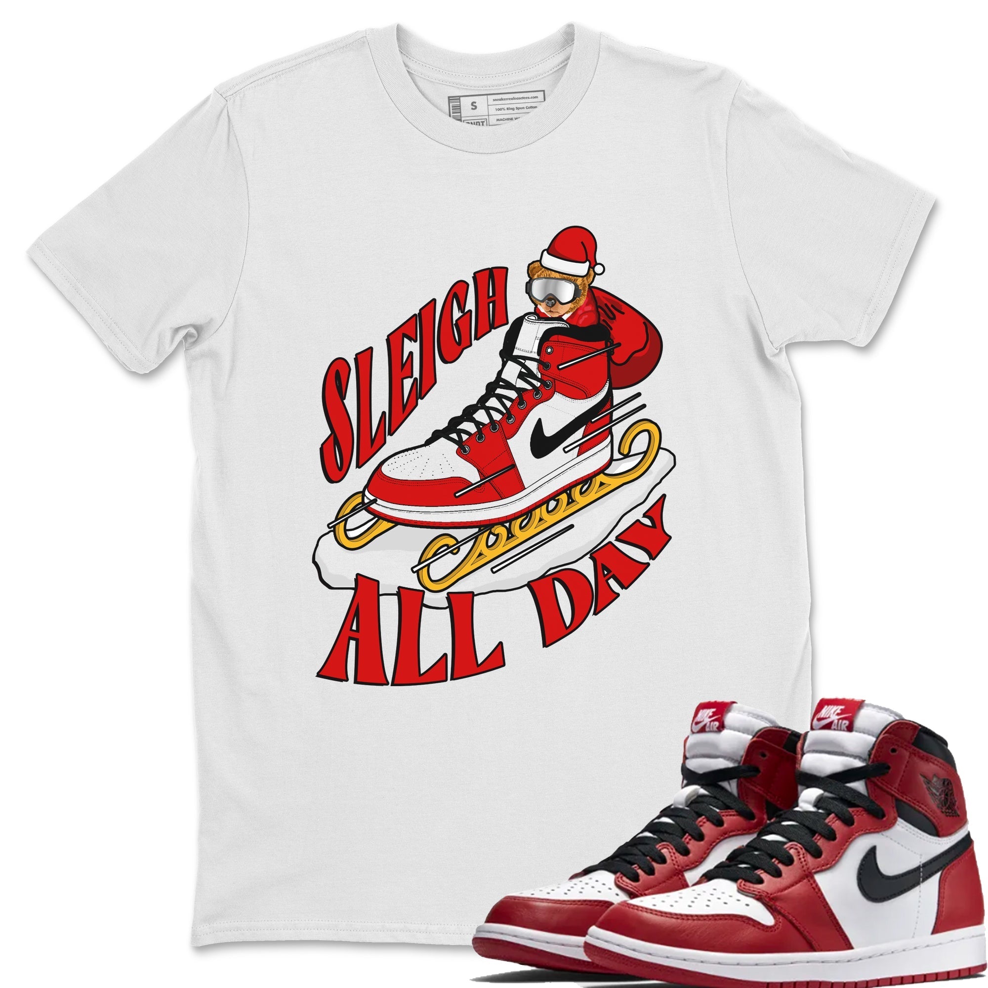 Sleigh All Day snkmatch Tee - Air Jordan 1 Chicago