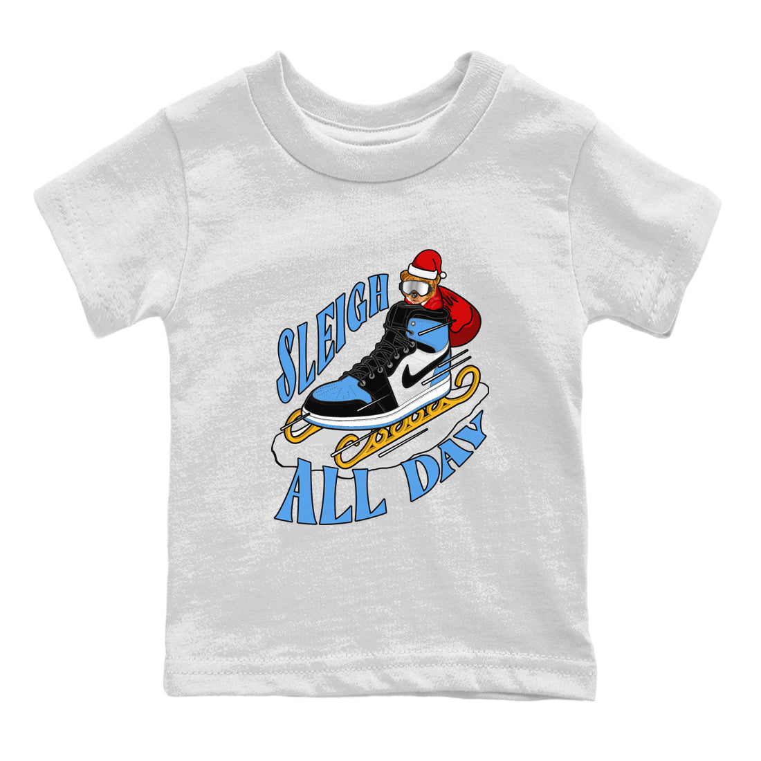 Sleigh All Day snkmatch Tee Kids - Air Jordan 1 UNC TOE