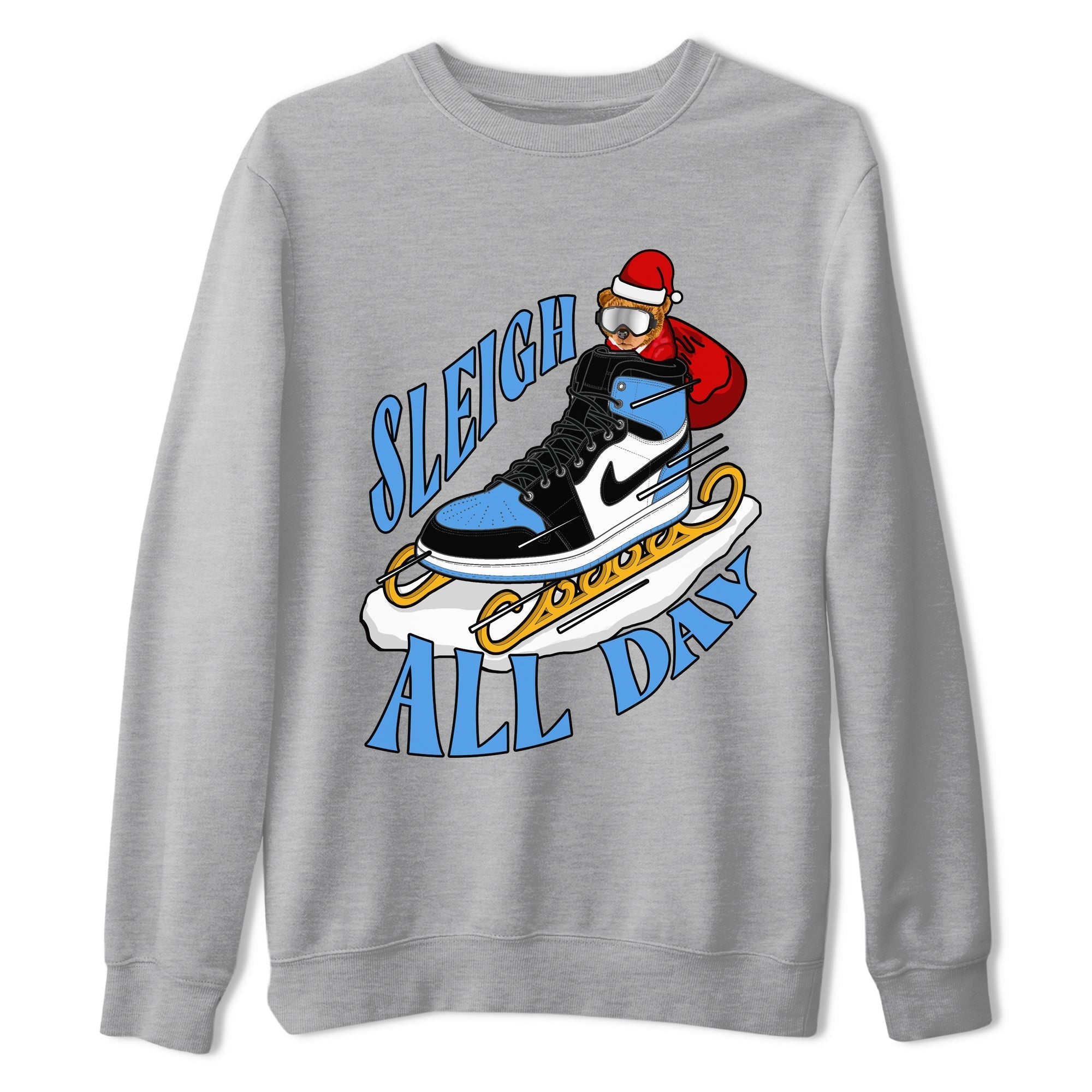 Sleigh All Day snkmatch Tee - Air Jordan 1 UNC TOE