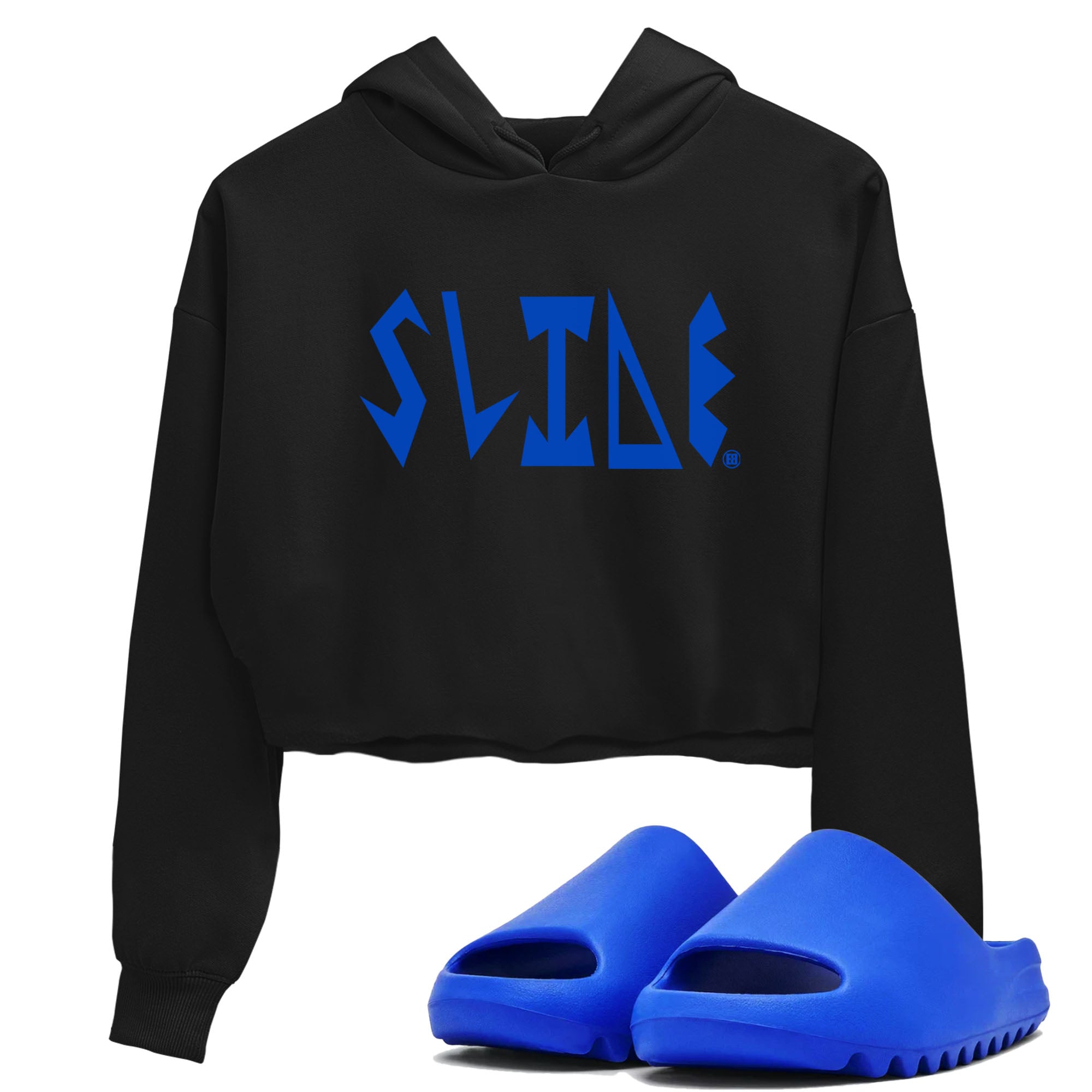 Slide Letters snkmatch Women's Top - Yeezy Slide Azure