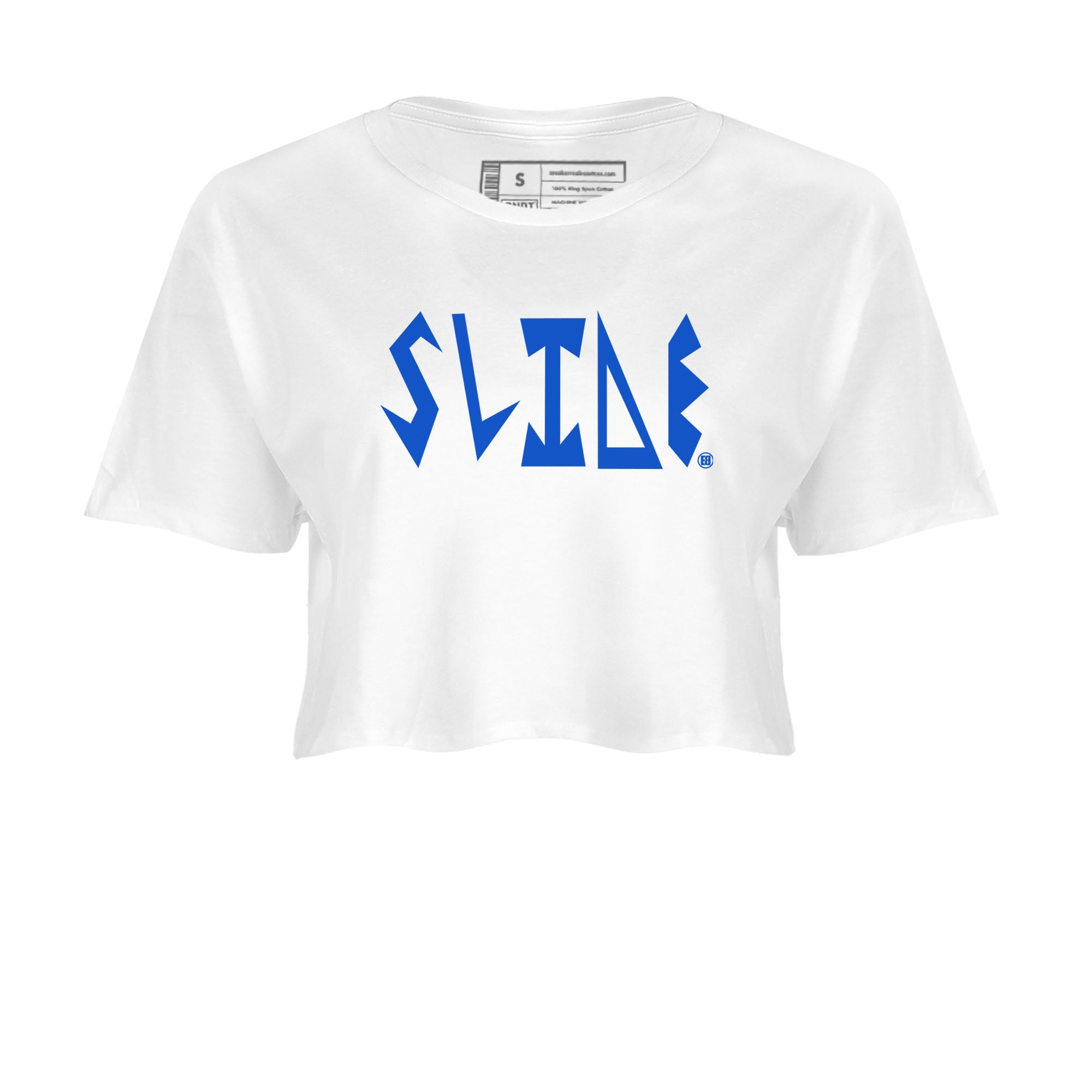 Slide Letters snkmatch Women's Top - Yeezy Slide Azure